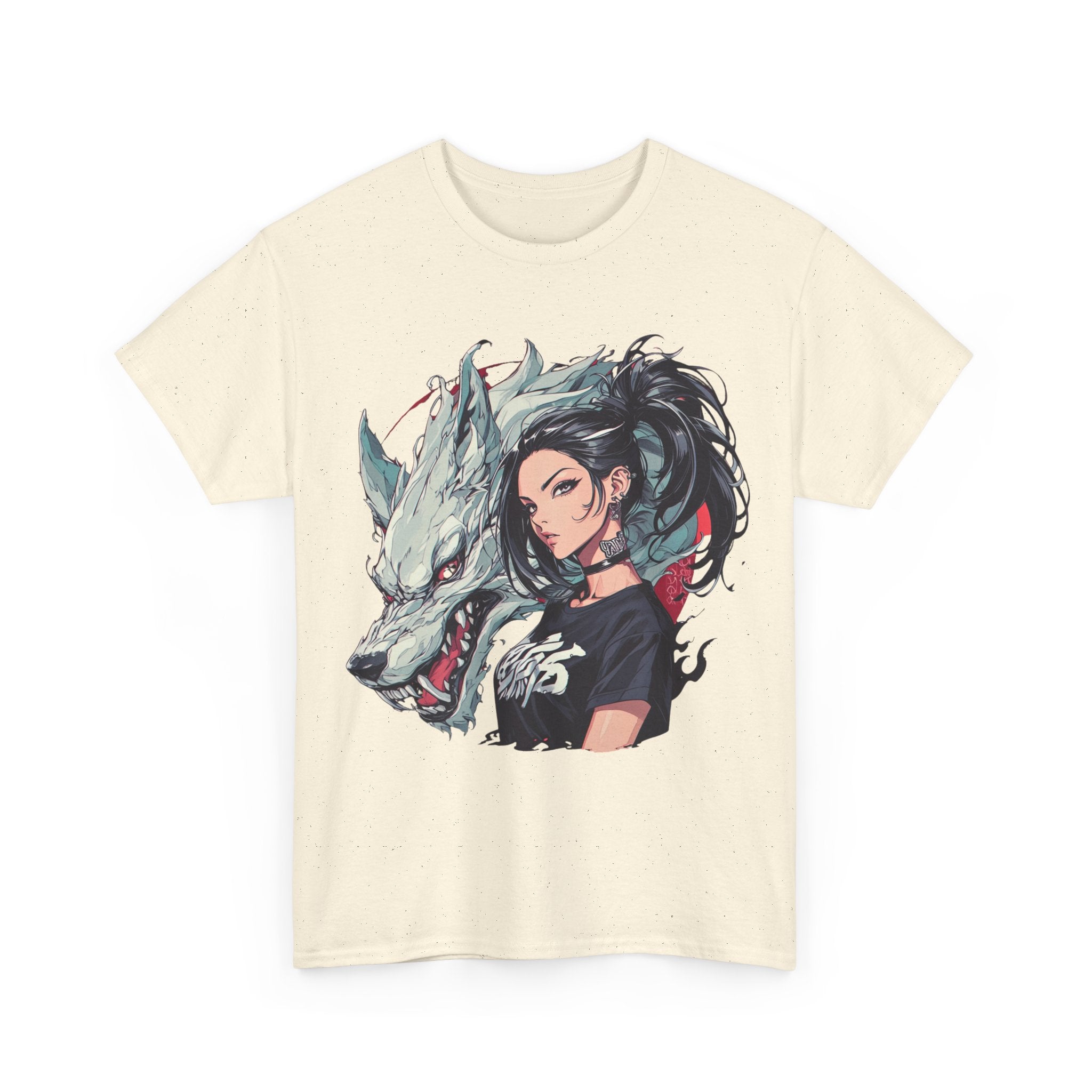 Anime Gangsta Wolf Princess Unisex Heavy Cotton Tee