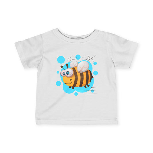 Cute Bee Infant Fine Jersey Tee - Perfect for Playful Outings