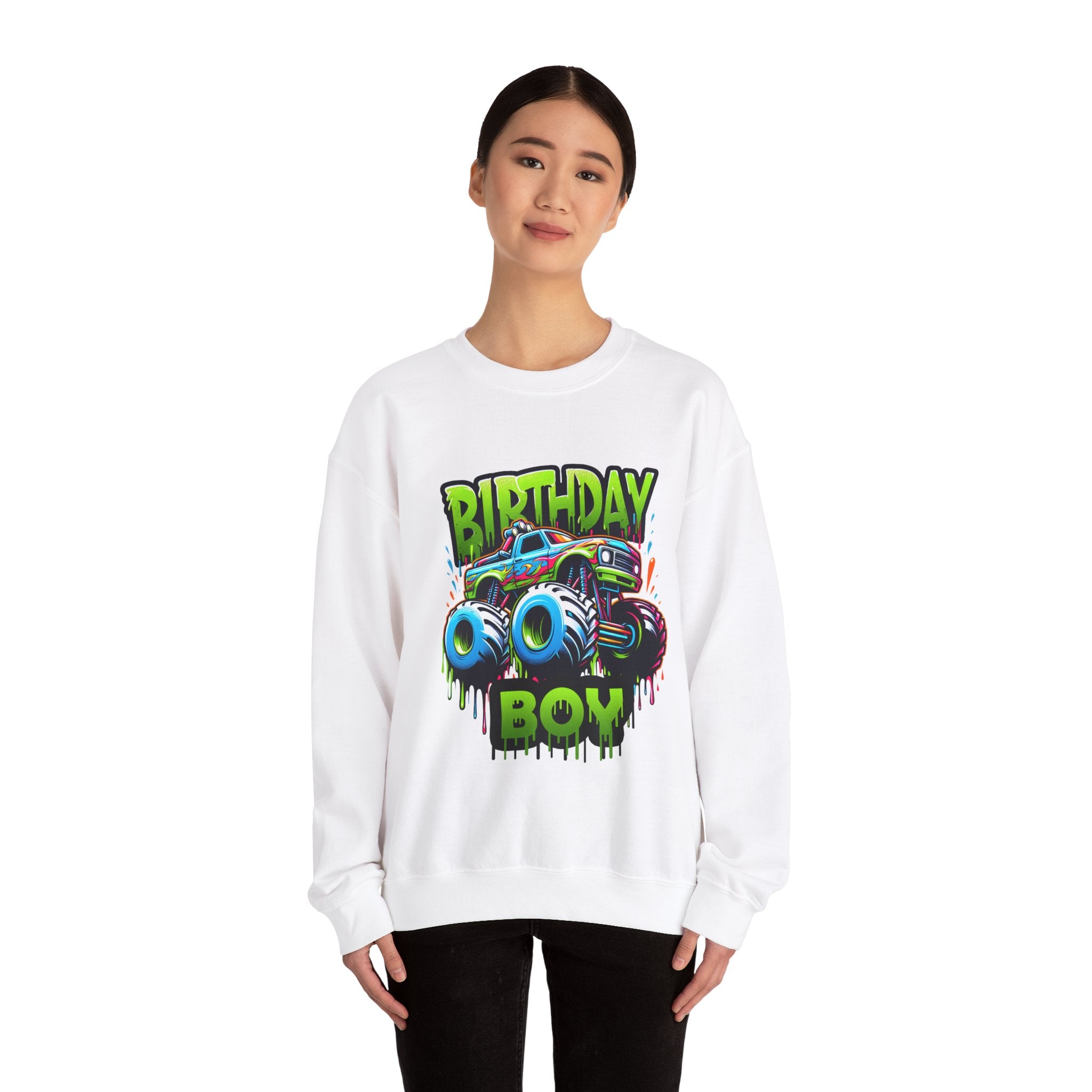 Birthday Boy Monster Truck Unisex Sweatshirt
