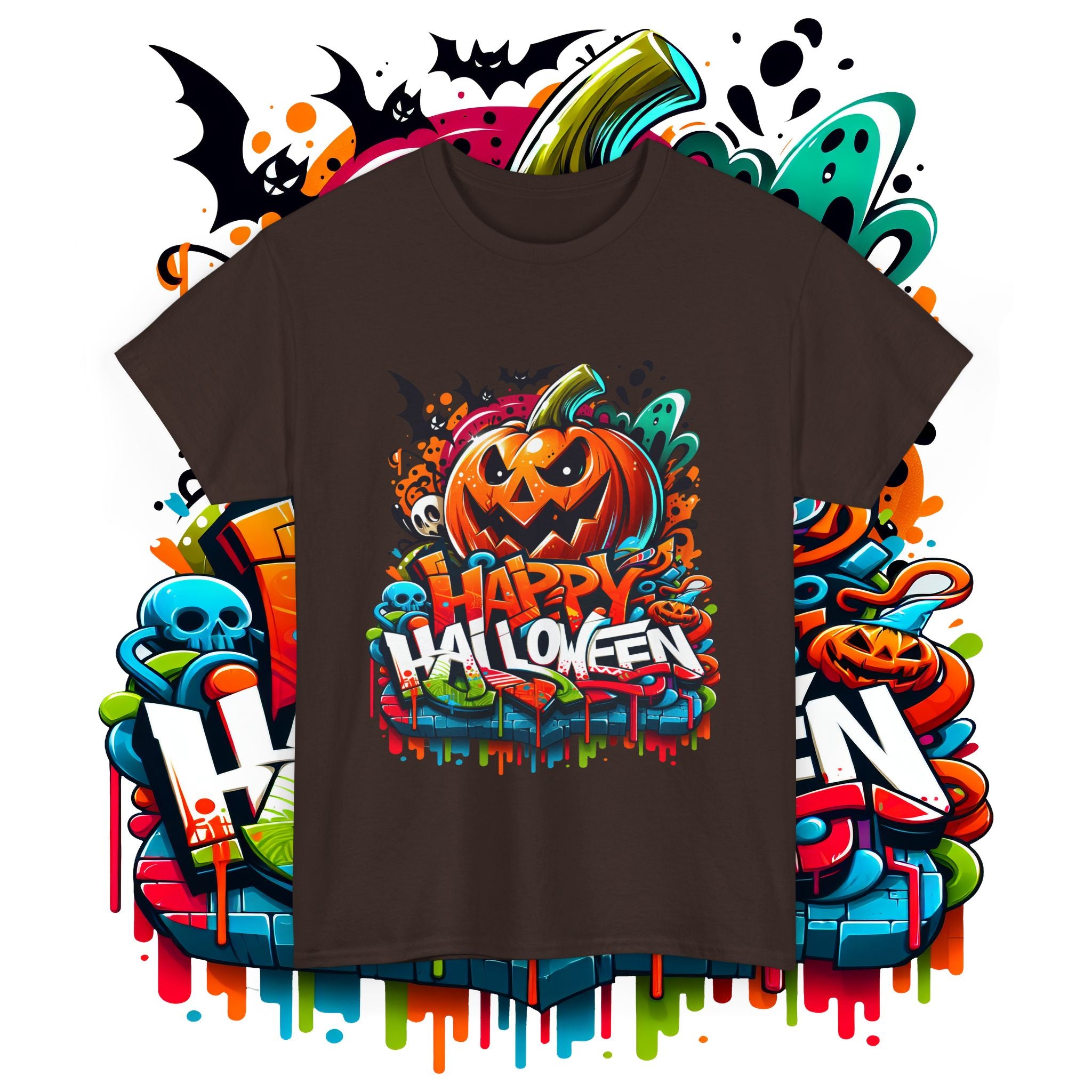 Happy Halloween Unisex Heavy Cotton Tee