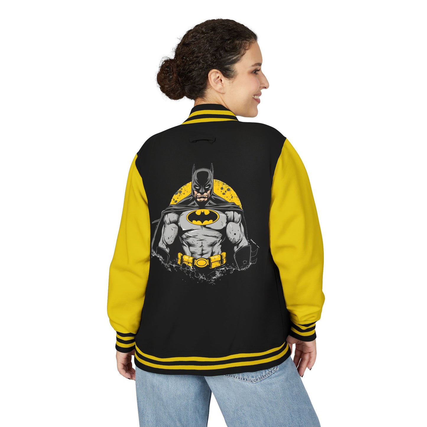 Unisex Batman Heavyweight Letterman Jacket - Classic & Stylish Outerwear