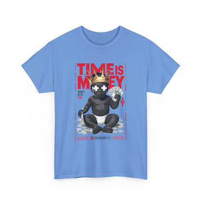 Time is Money Unisex Heavy Cotton Tee - Urban Streetwear Graphic Shirt