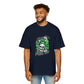 Heavy Oversized Tee - Dance Macabre Graphic Tee for Halloween & Party Wear.