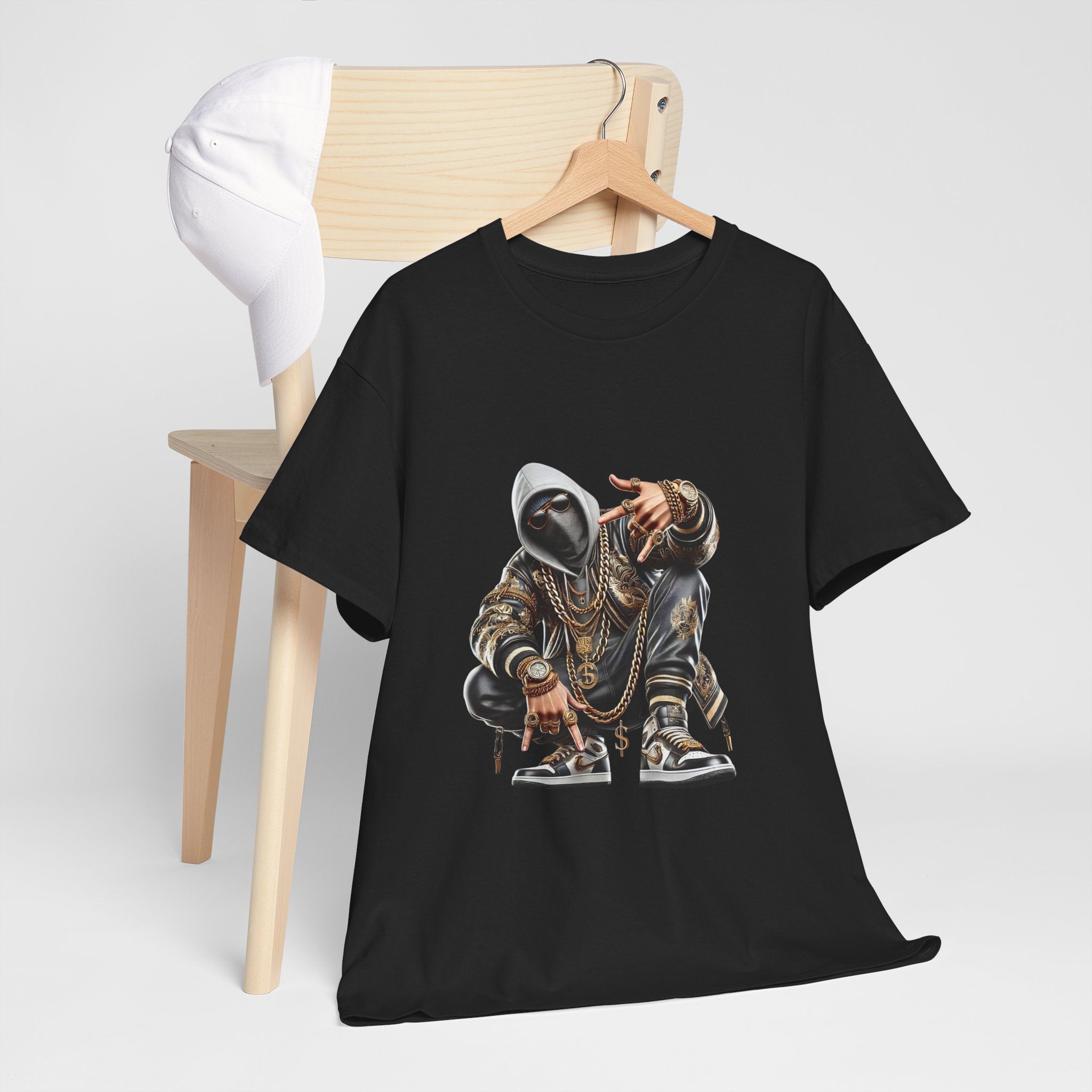 Urban Streetwear Tee with Graffiti Design