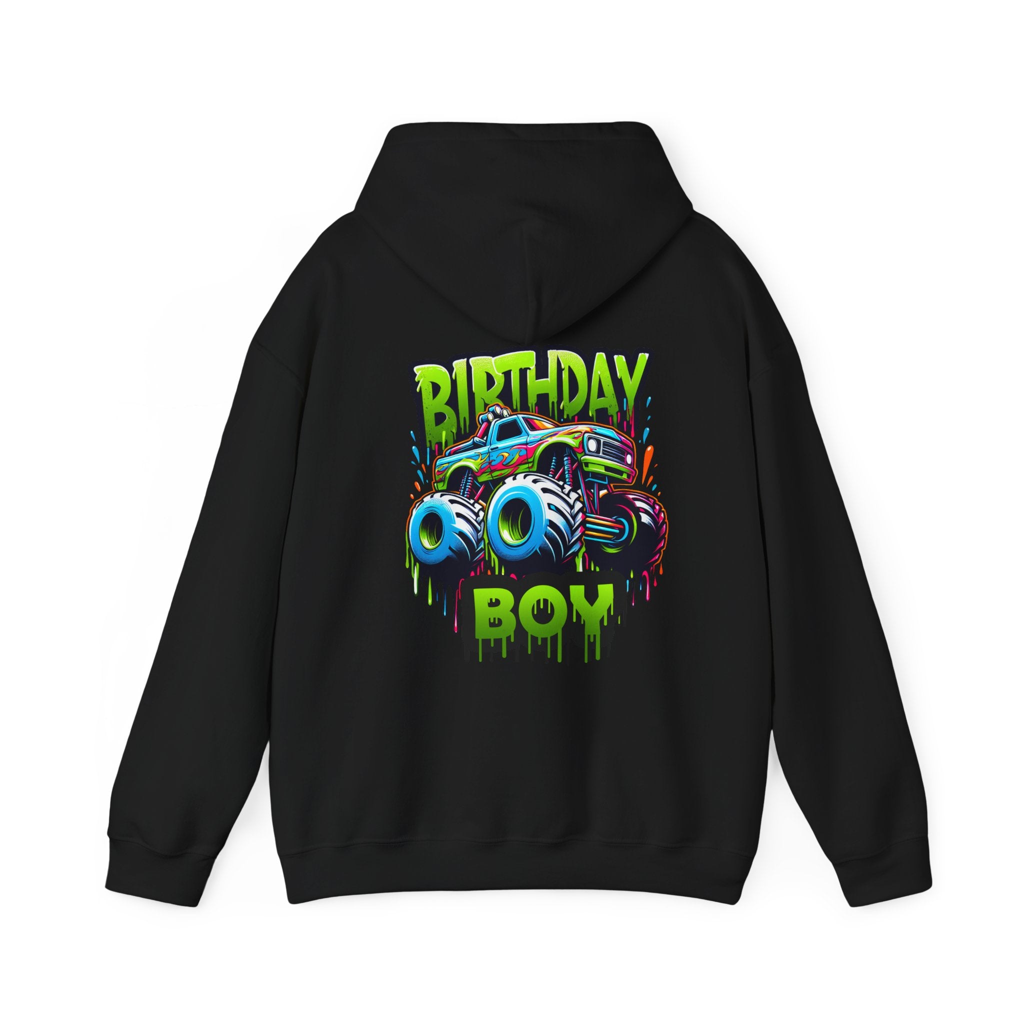 Birthday Boy Monster Truck Unisex Hoodie