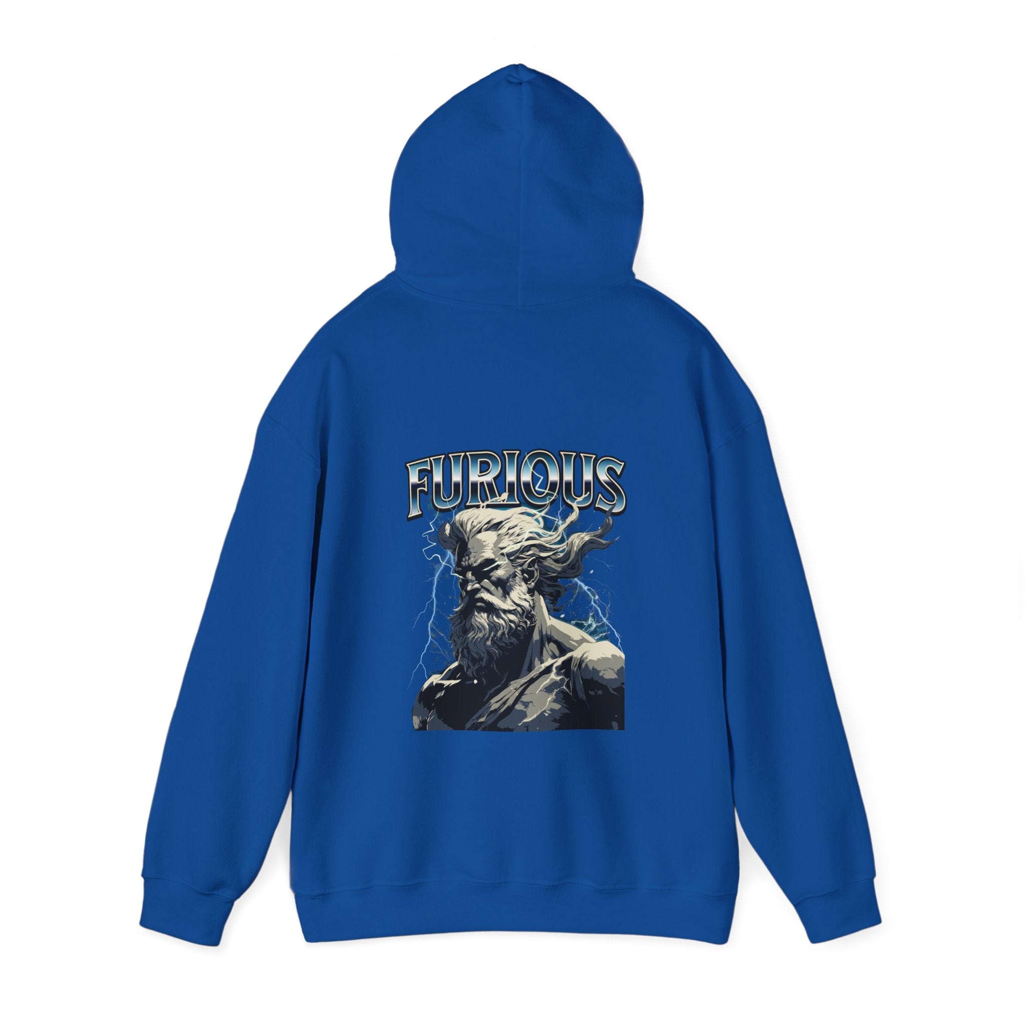 Furious Graphic Unisex Heavy Blend Hoodie - Bold Design for Cool Comfort