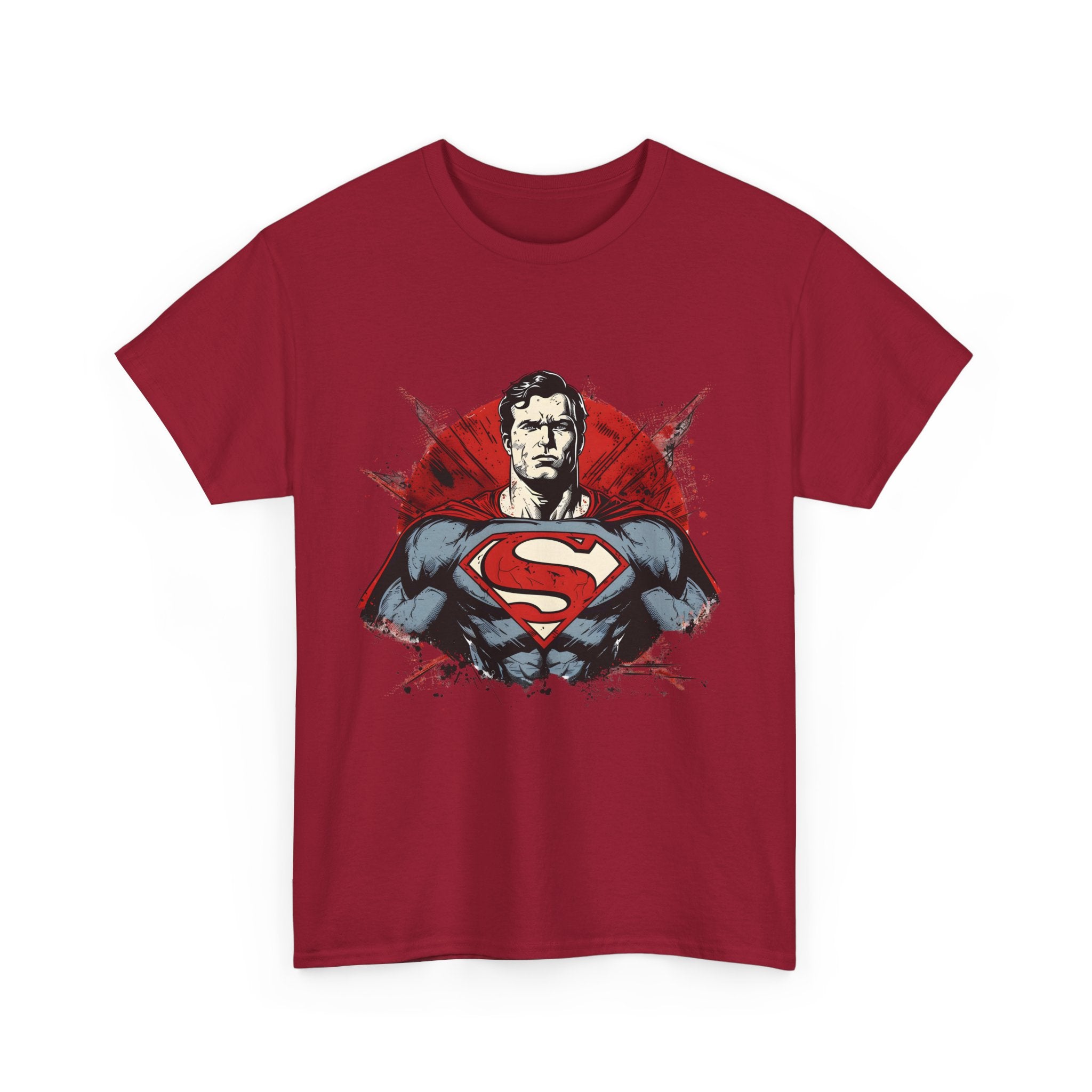 Superhero Superman Unisex Heavy Cotton Tee
