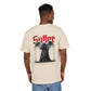 Gothic Angel Unisex Heavy Oversize Tee - 'Suffer' Graphic T-Shirt