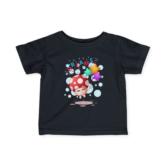 Adorable Dreams Mushroom Infant Tee for Sweet Sleepovers
