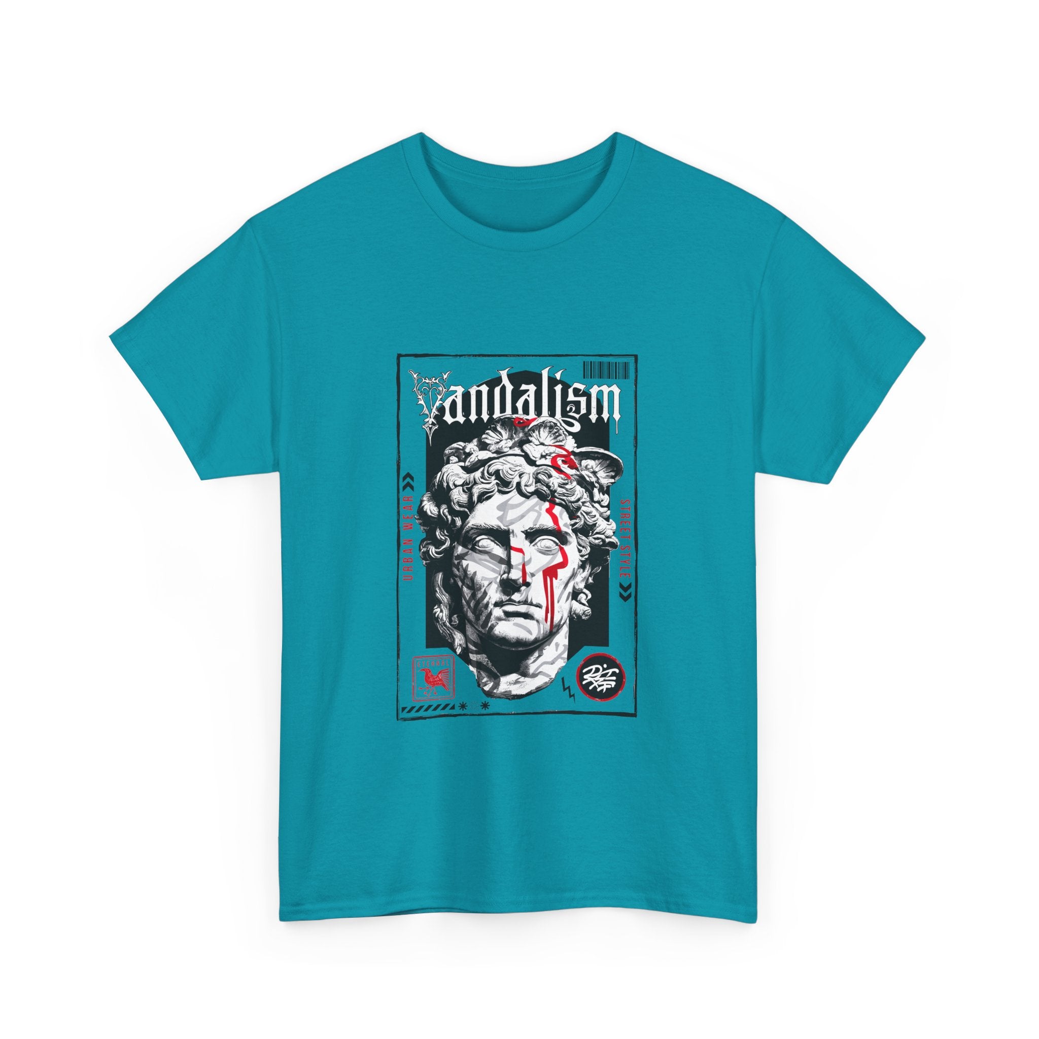 Vandalism Art Unisex Heavy Cotton Tee - Streetwear Graphic T-Shirt