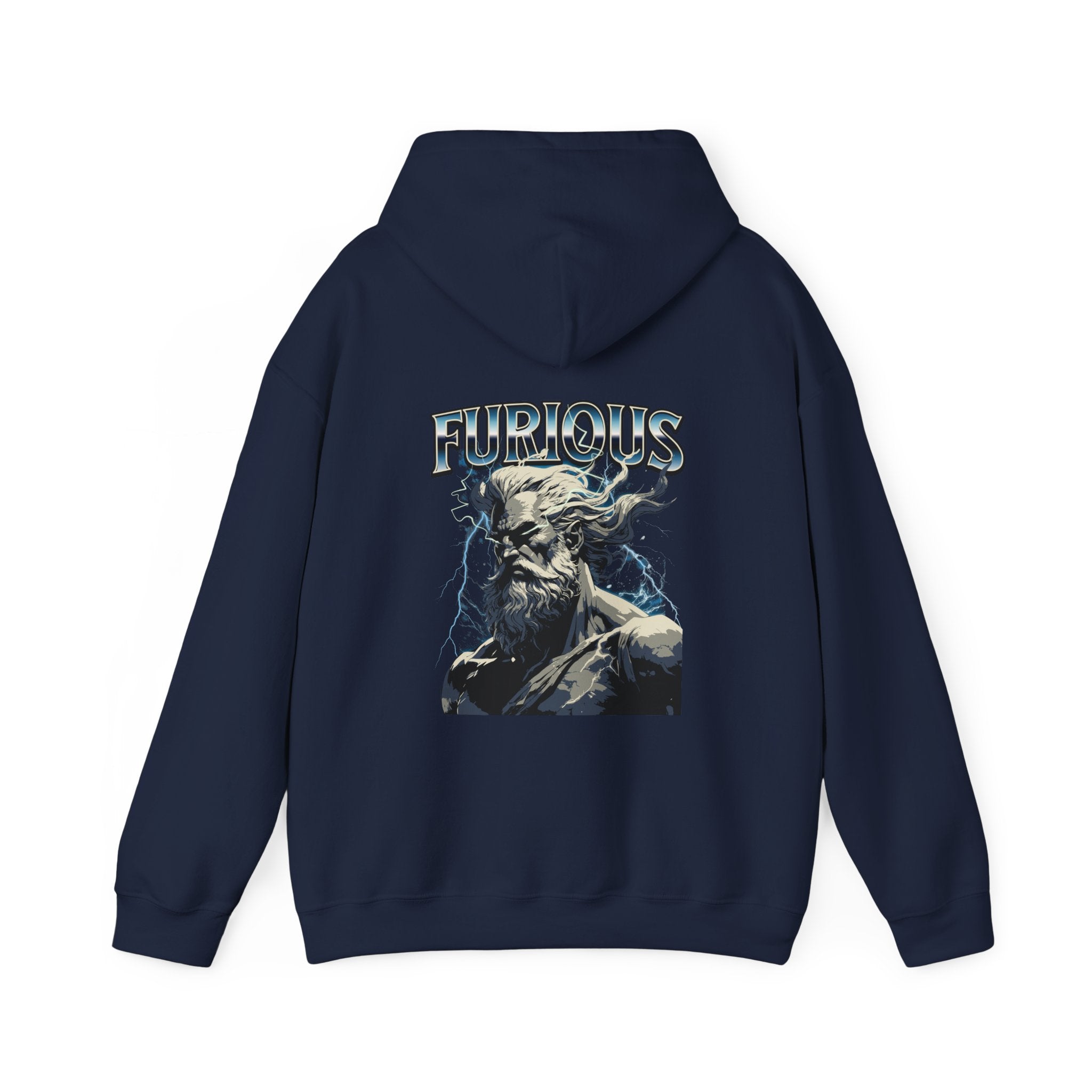 Furious Graphic Unisex Heavy Blend Hoodie - Bold Design for Cool Comfort