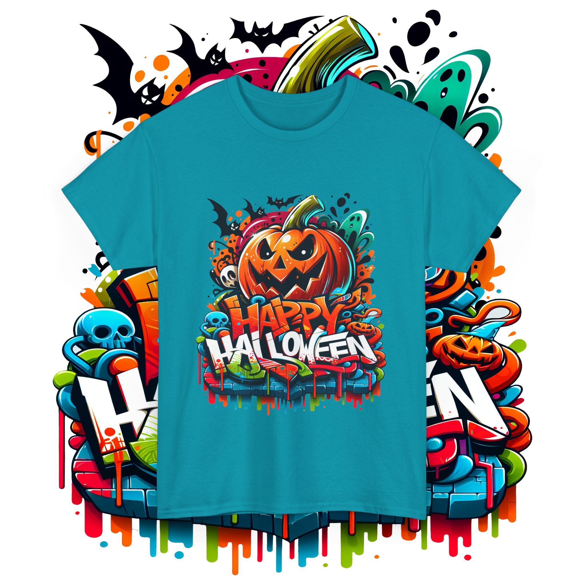 Happy Halloween Unisex Heavy Cotton Tee