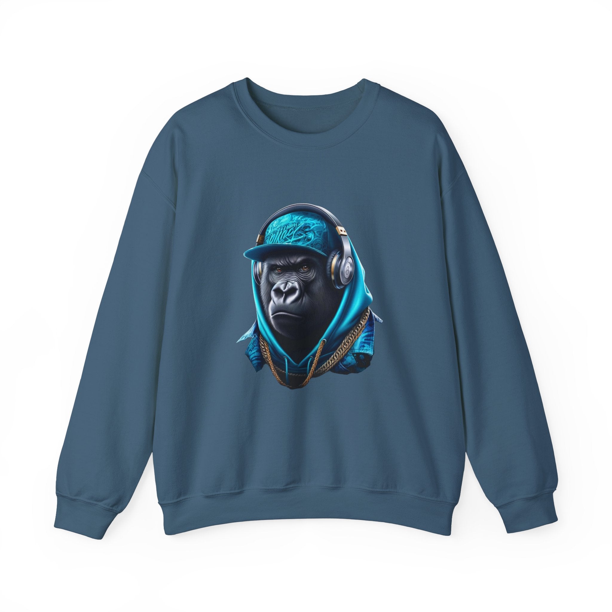 Urban Vibe Gorilla Crewneck Sweatshirt - Streetwear Style for Trendsetters