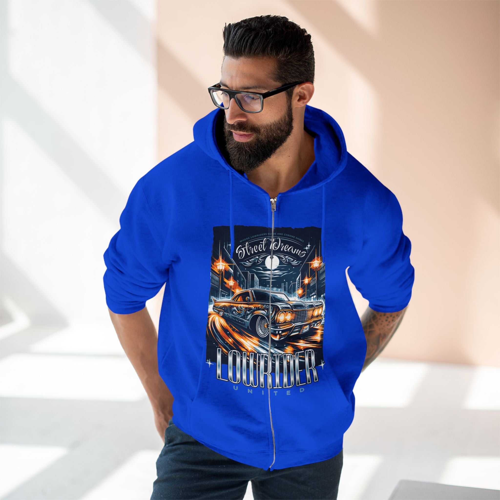 Street Dreams Cool Rider Unisex Zip Hoodie - Street Dreams Graphic