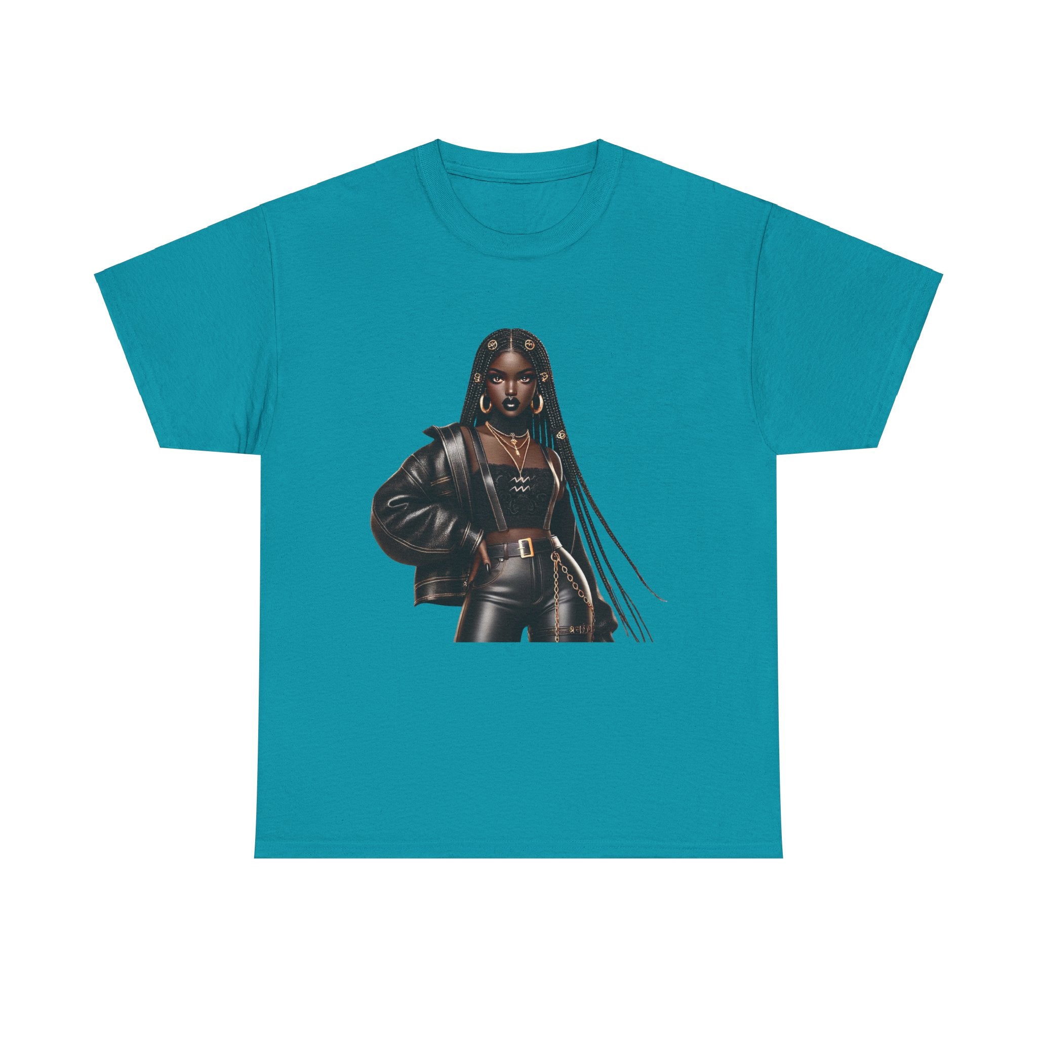 Aquarius Girl Unisex Heavy Cotton Tee