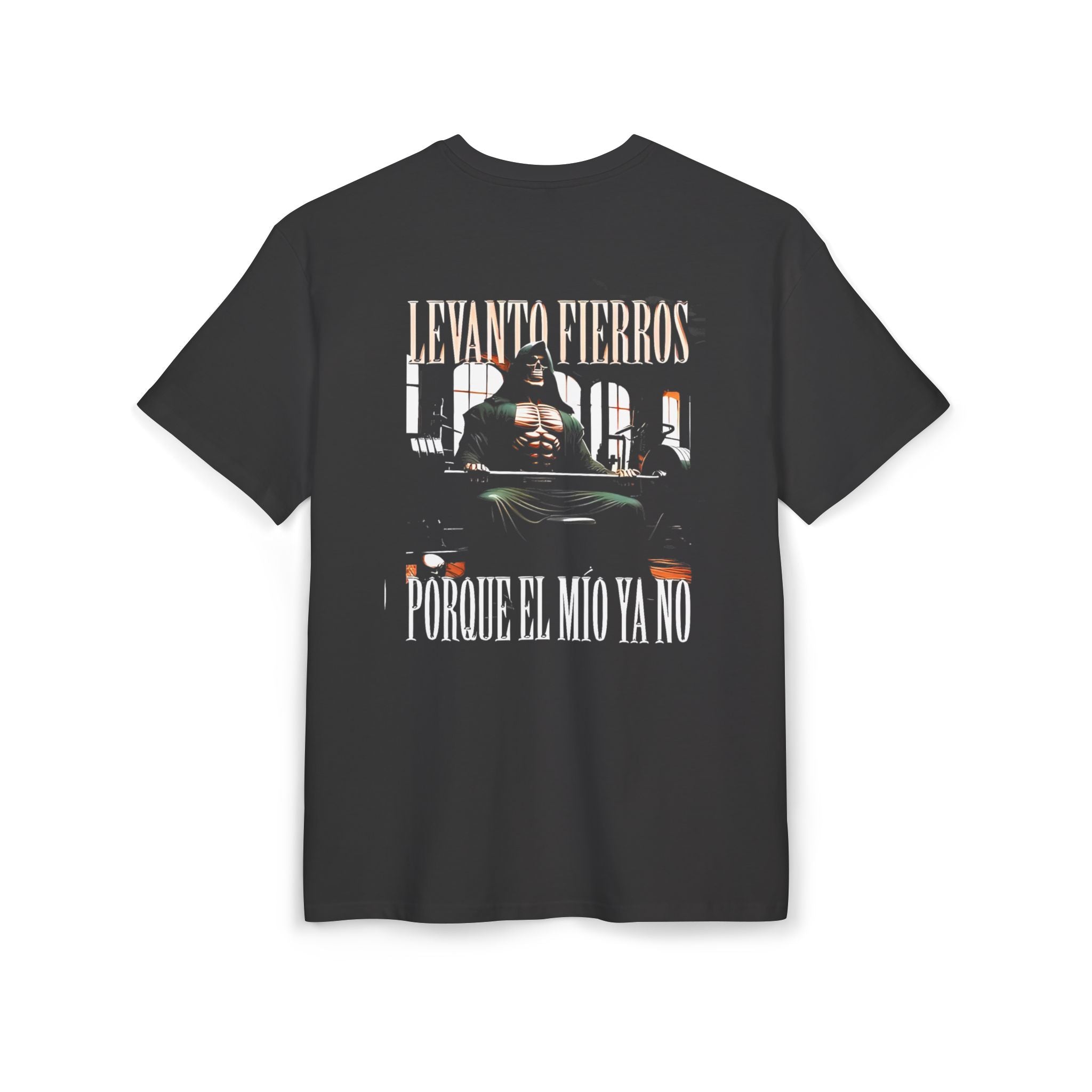 Unisex Heavy Oversize Tee - 'Levantó Fierros' Graphic Shirt for Casual Comfort