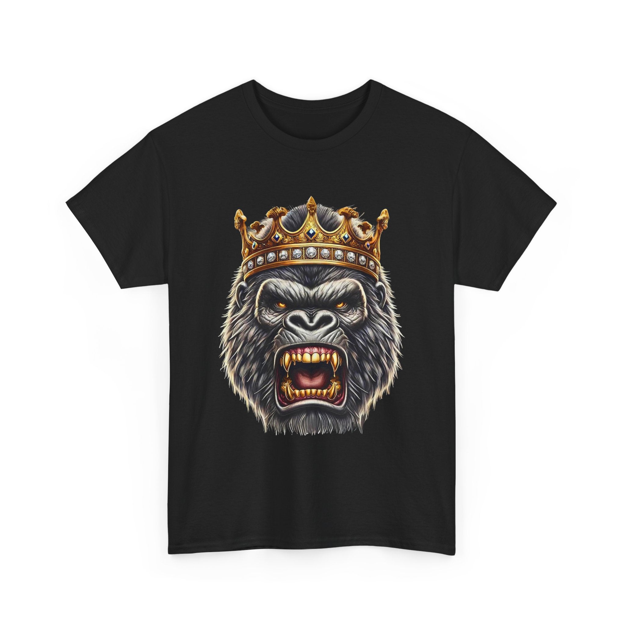 Angry Gorilla King Unisex Heavy Cotton Tee