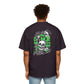 Heavy Oversized Tee - Dance Macabre Graphic Tee for Halloween & Party Wear.
