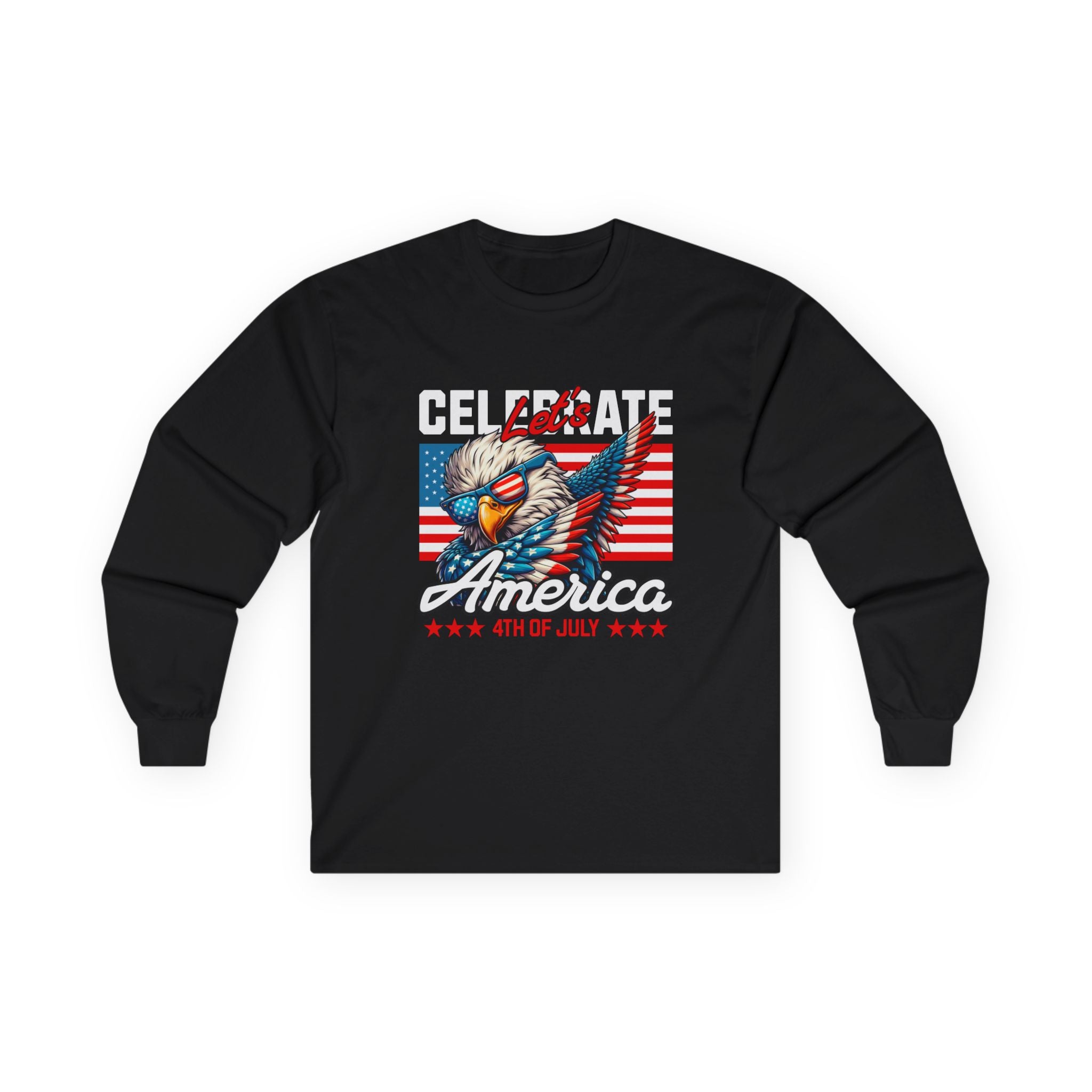 Celebrate America 4th of July Long Sleeve Tee