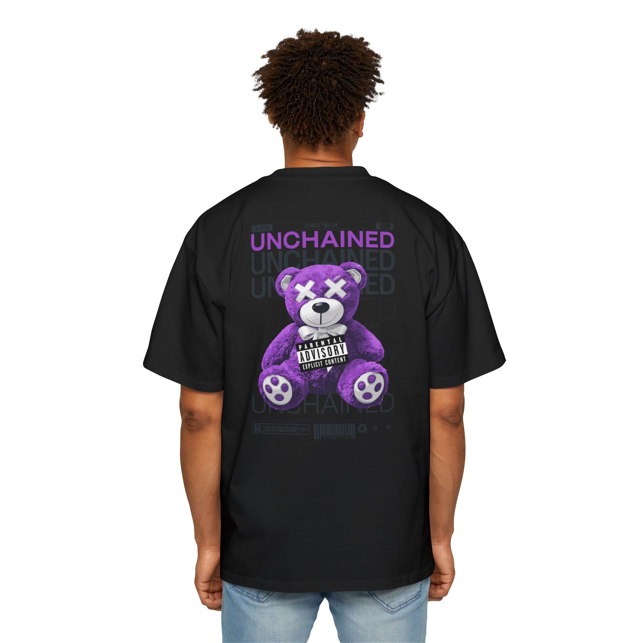 Unchained Bear Graphic Tee - Oversized Streetwear T-Shirt