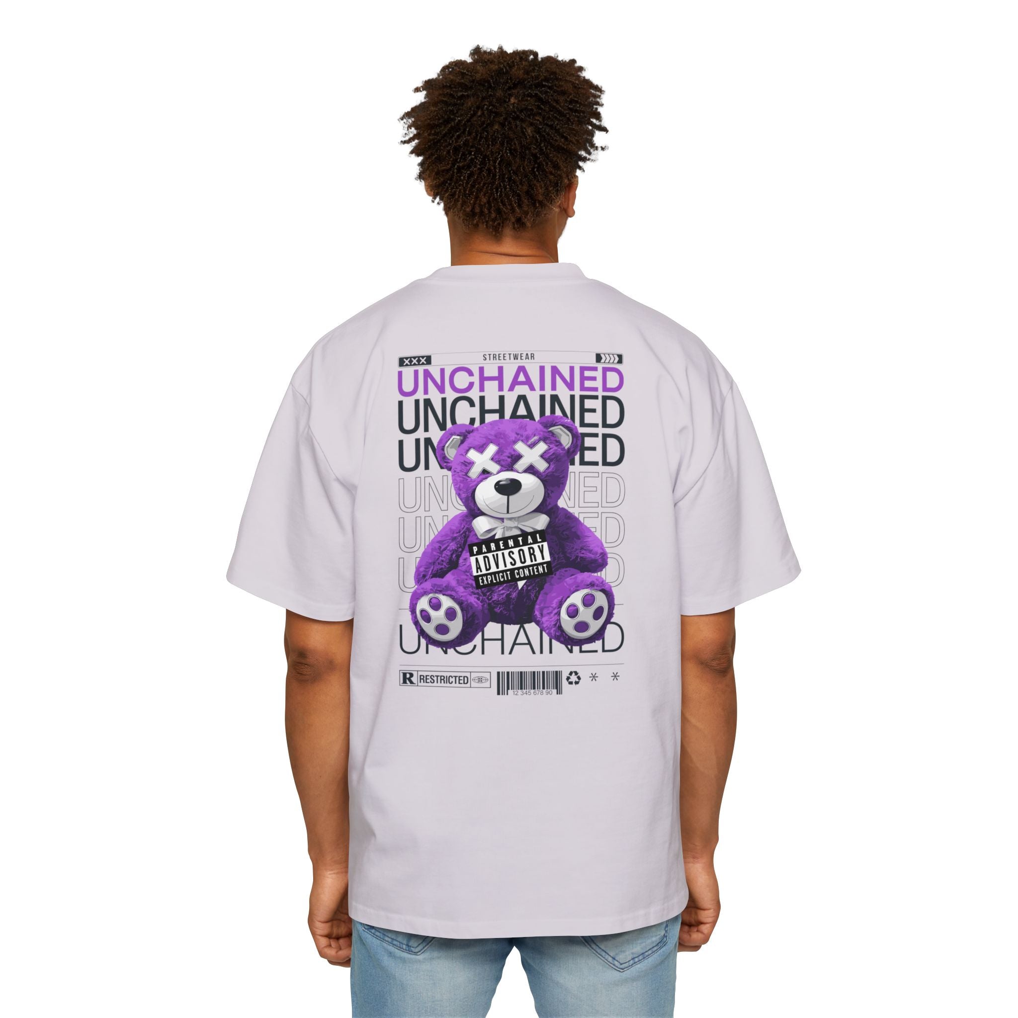 Unchained Bear Graphic Tee - Oversized Streetwear T-Shirt