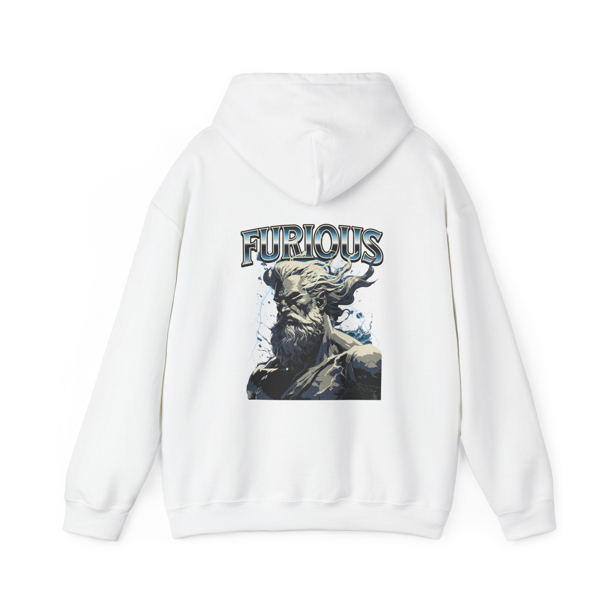 Furious Graphic Unisex Heavy Blend Hoodie - Bold Design for Cool Comfort