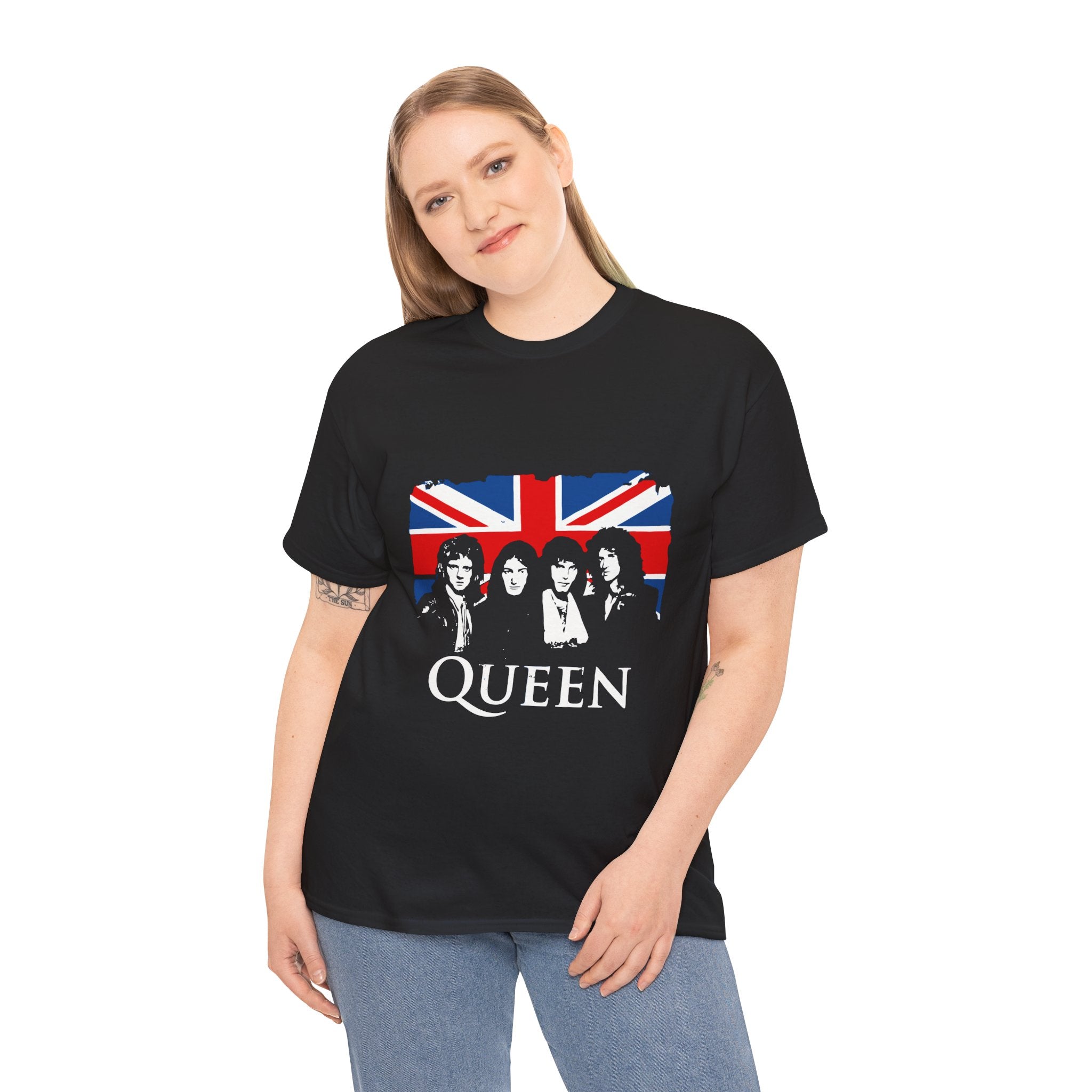 Queen Band Unisex Heavy Cotton Tee - Tribute Shirt for Music Lovers