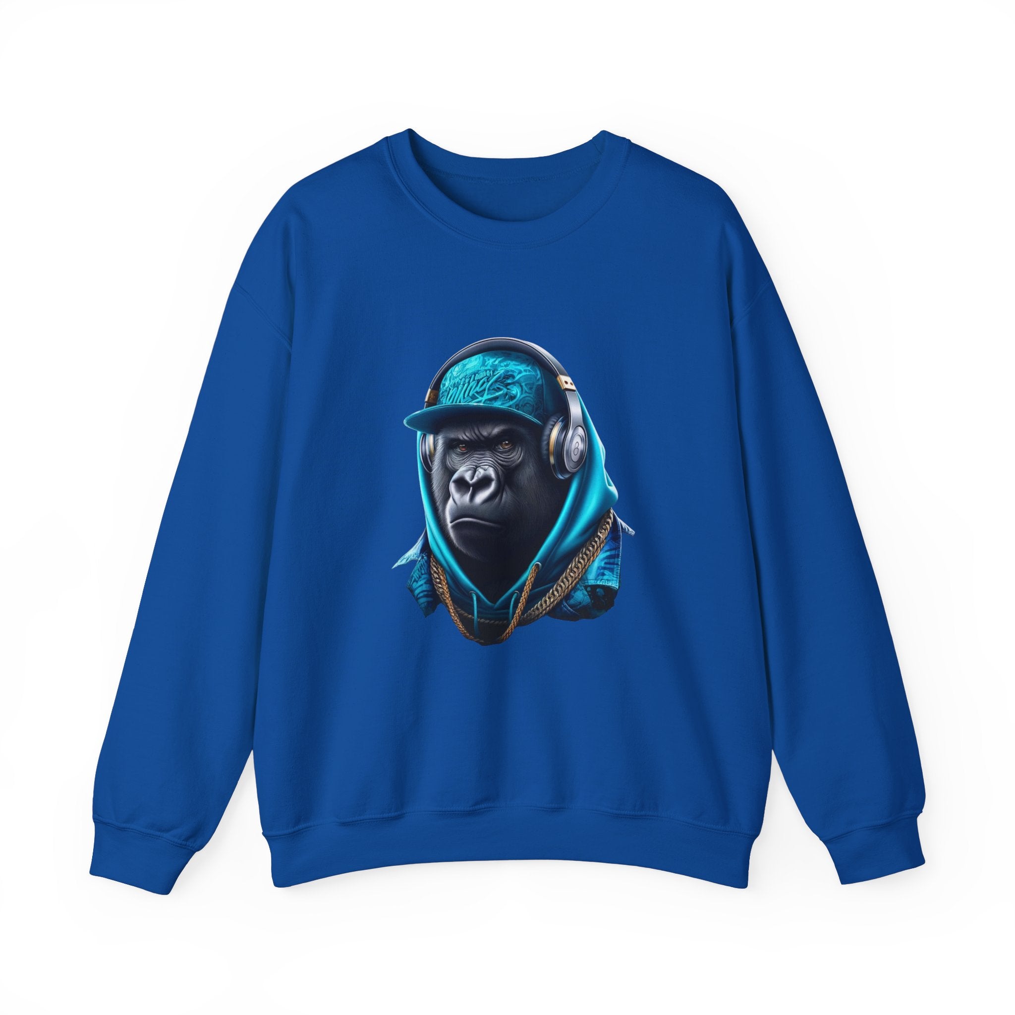 Urban Vibe Gorilla Crewneck Sweatshirt - Streetwear Style for Trendsetters
