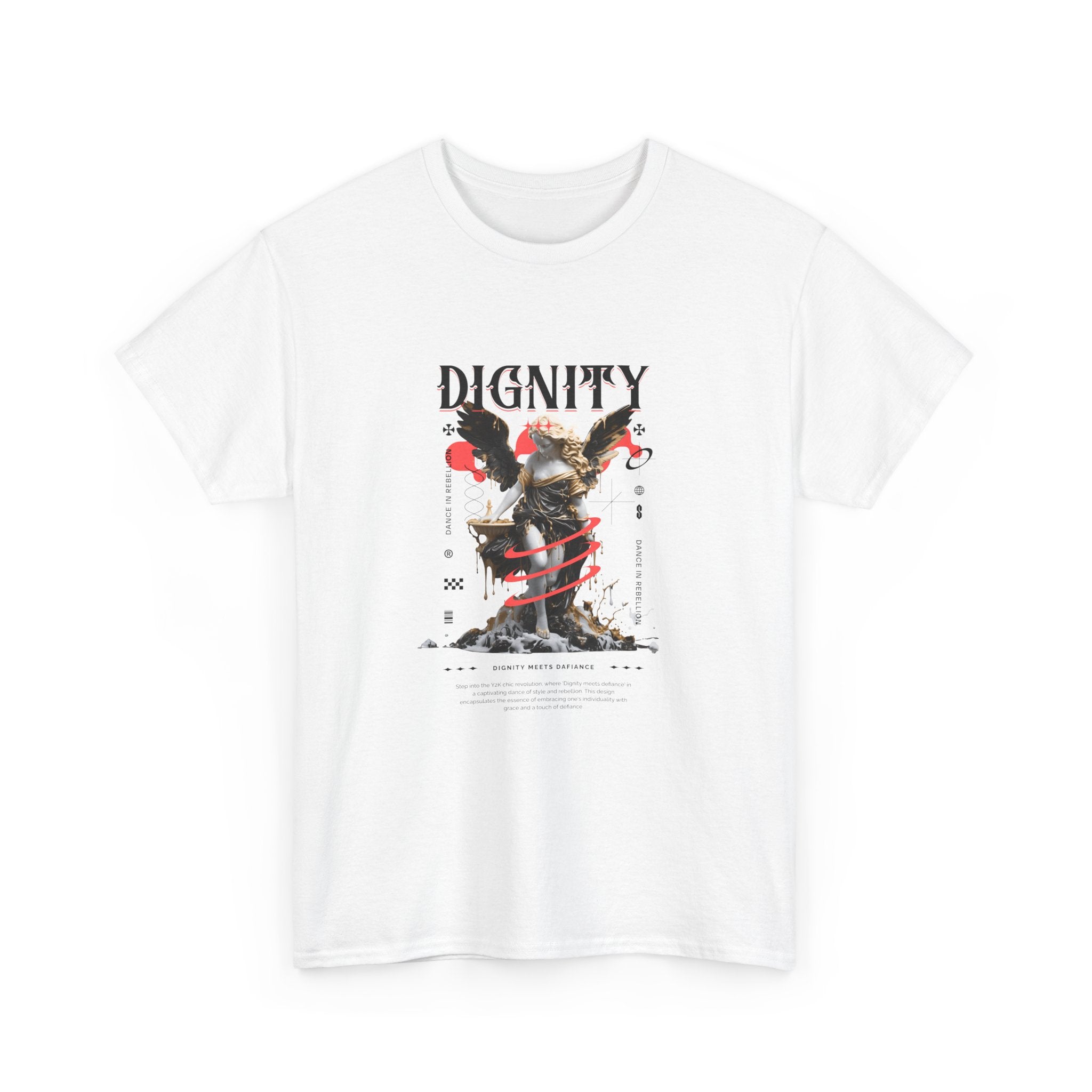 Dignity Graphic Unisex Heavy Cotton Tee - Bold Art for Self-Expression