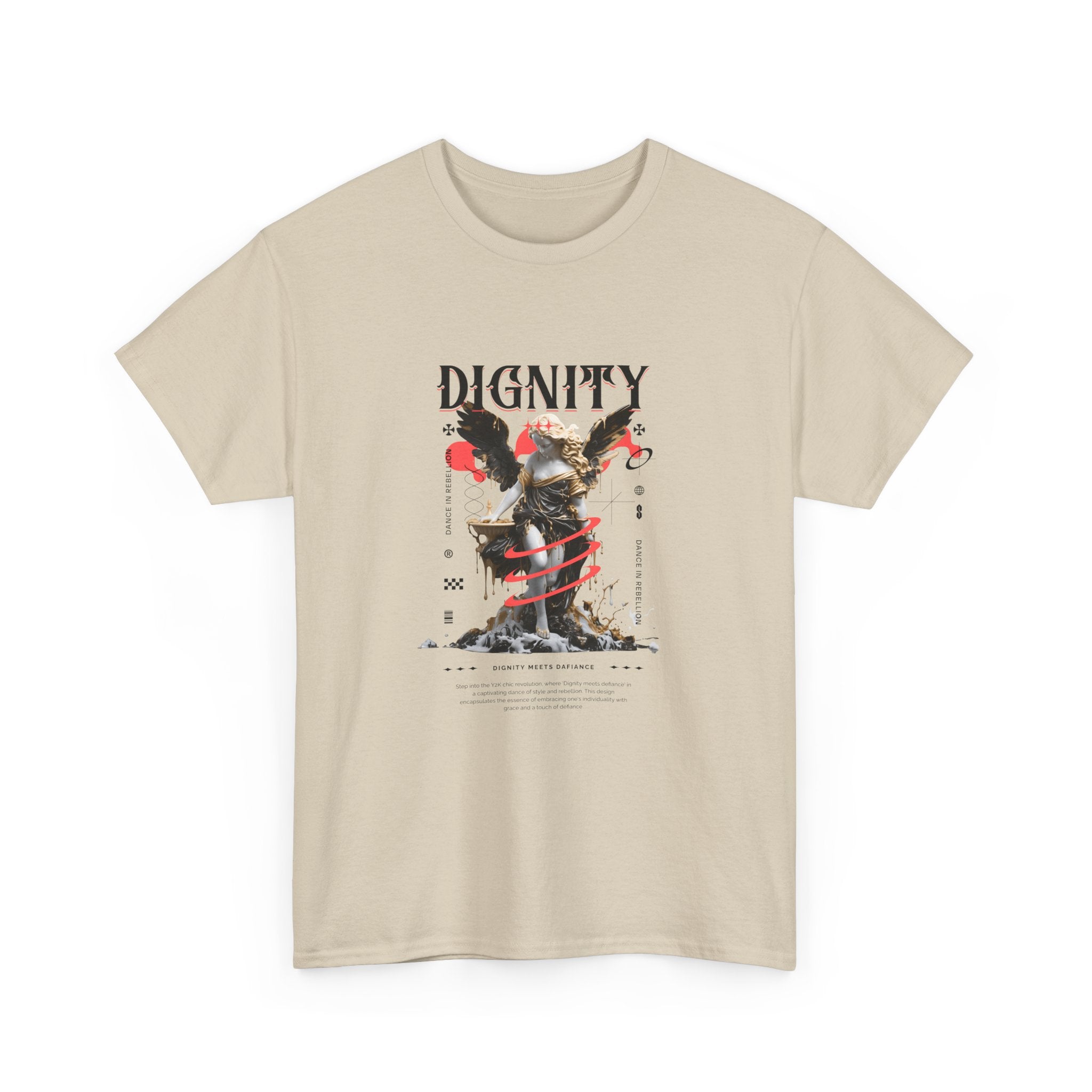 Dignity Graphic Unisex Heavy Cotton Tee - Bold Art for Self-Expression