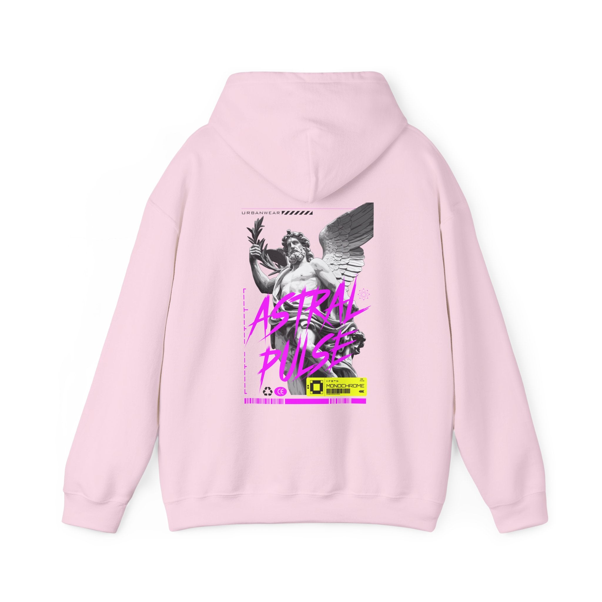 Astral Pulse Unisex Heavy Blend Hoodie - Retro Graphic Sweatshirt