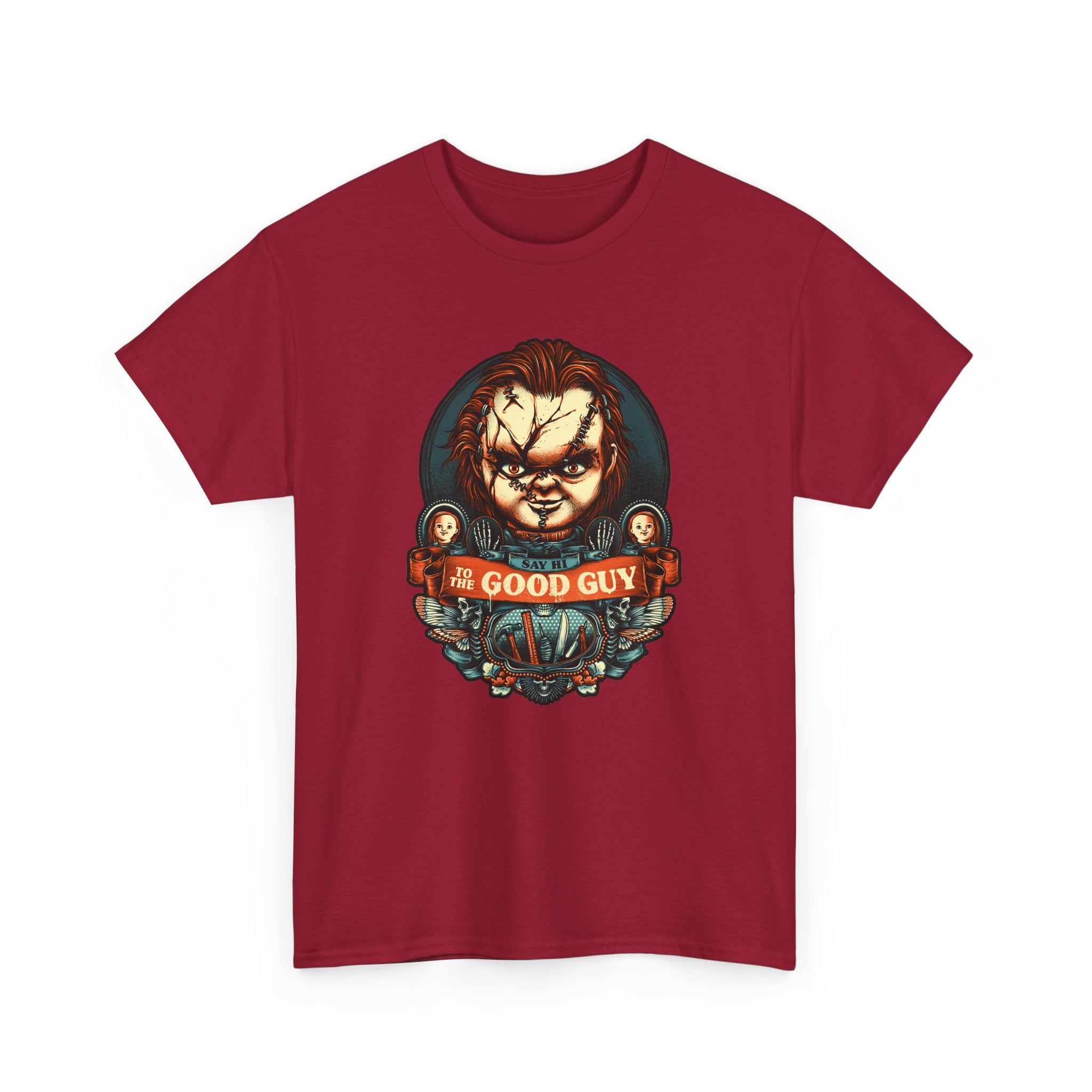 Chucky 'Good Guy' Unisex Heavy Cotton Tee - Horror Movie Fan Apparel