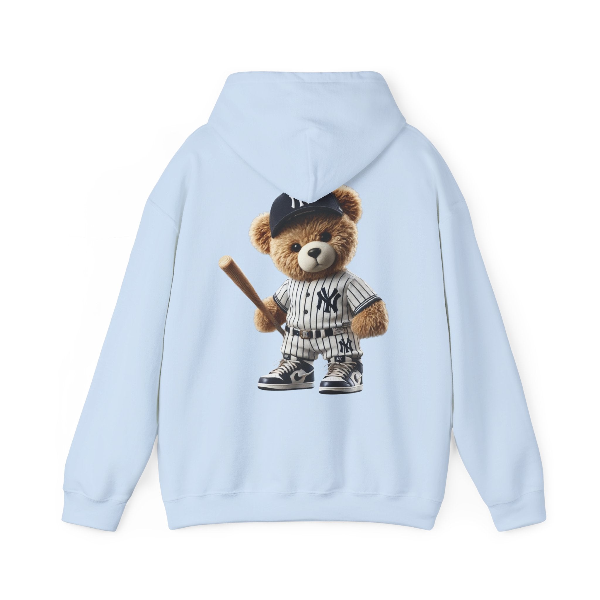 NY Baseball Teddy Bear Unisex Hoodies