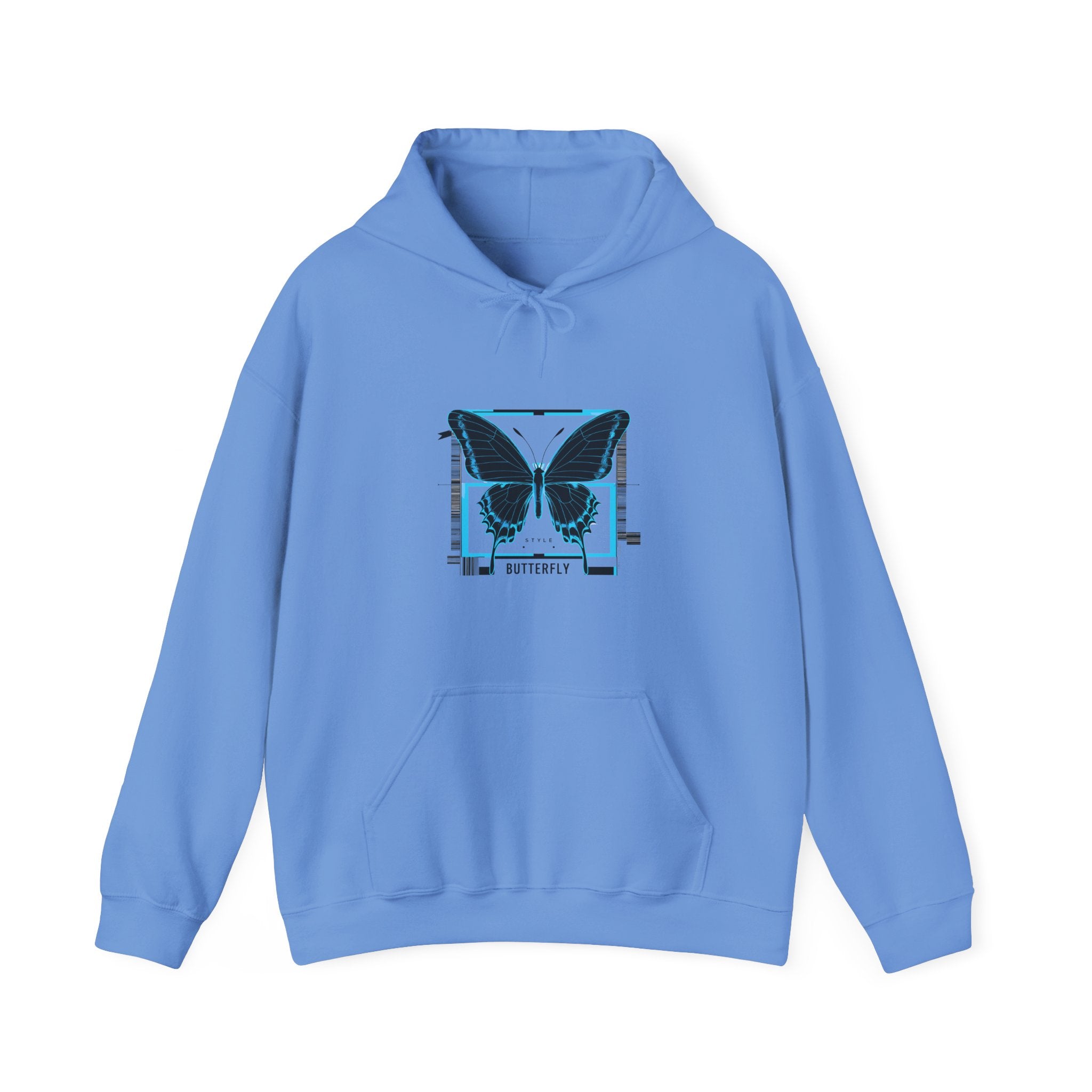 Butterfly Dream Unisex Heavy Blend Hoodie - Artistic Nature Inspired Sweatshirt