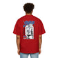 Heavy Oversized Tee with 'SAVAGE' Graphic - Streetwear Vibe