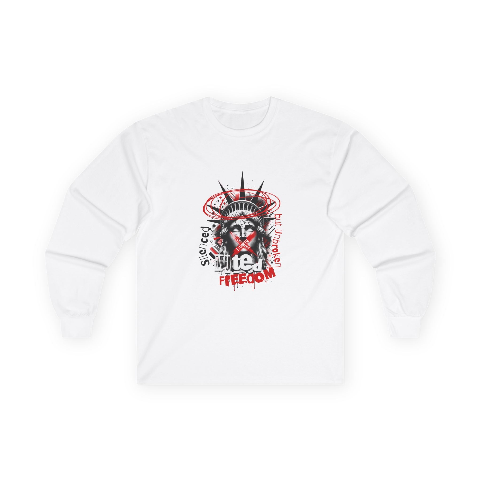 Freedom Statement Long Sleeve Tee - Unisex Ultra Cotton