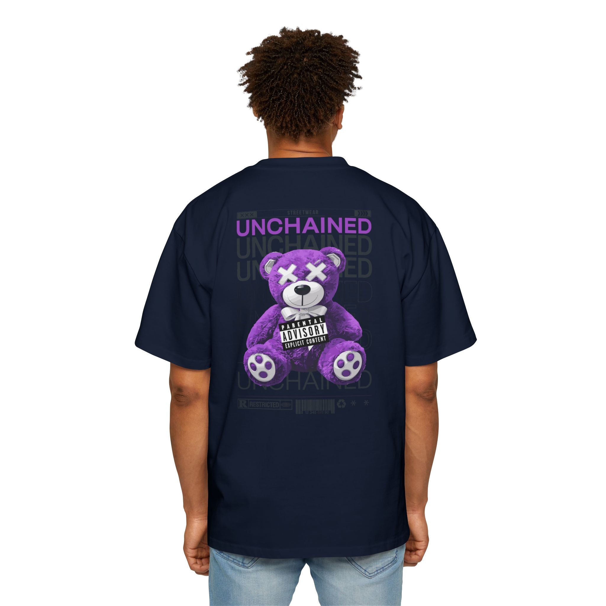 Unchained Bear Graphic Tee - Oversized Streetwear T-Shirt