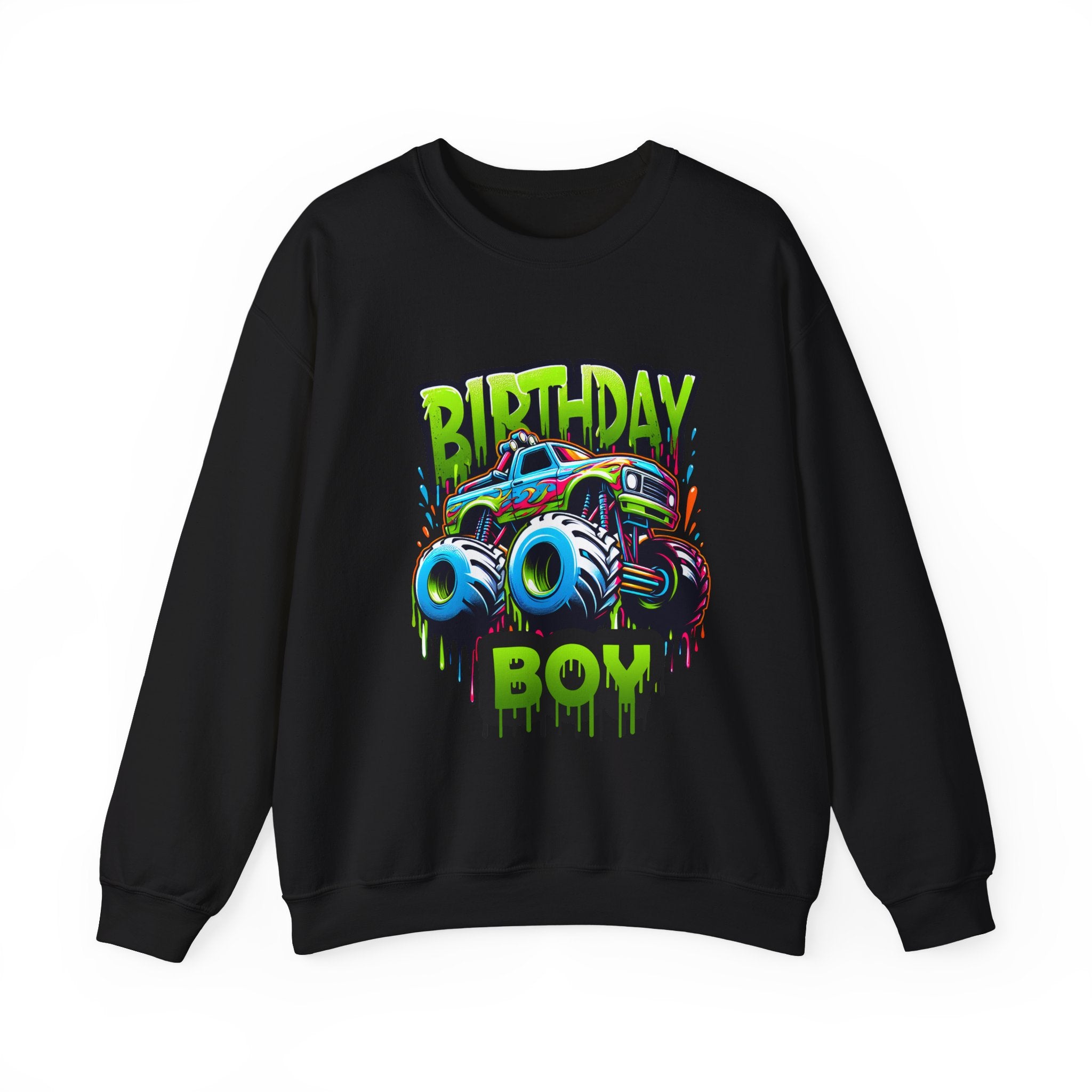 Birthday Boy Monster Truck Unisex Sweatshirt