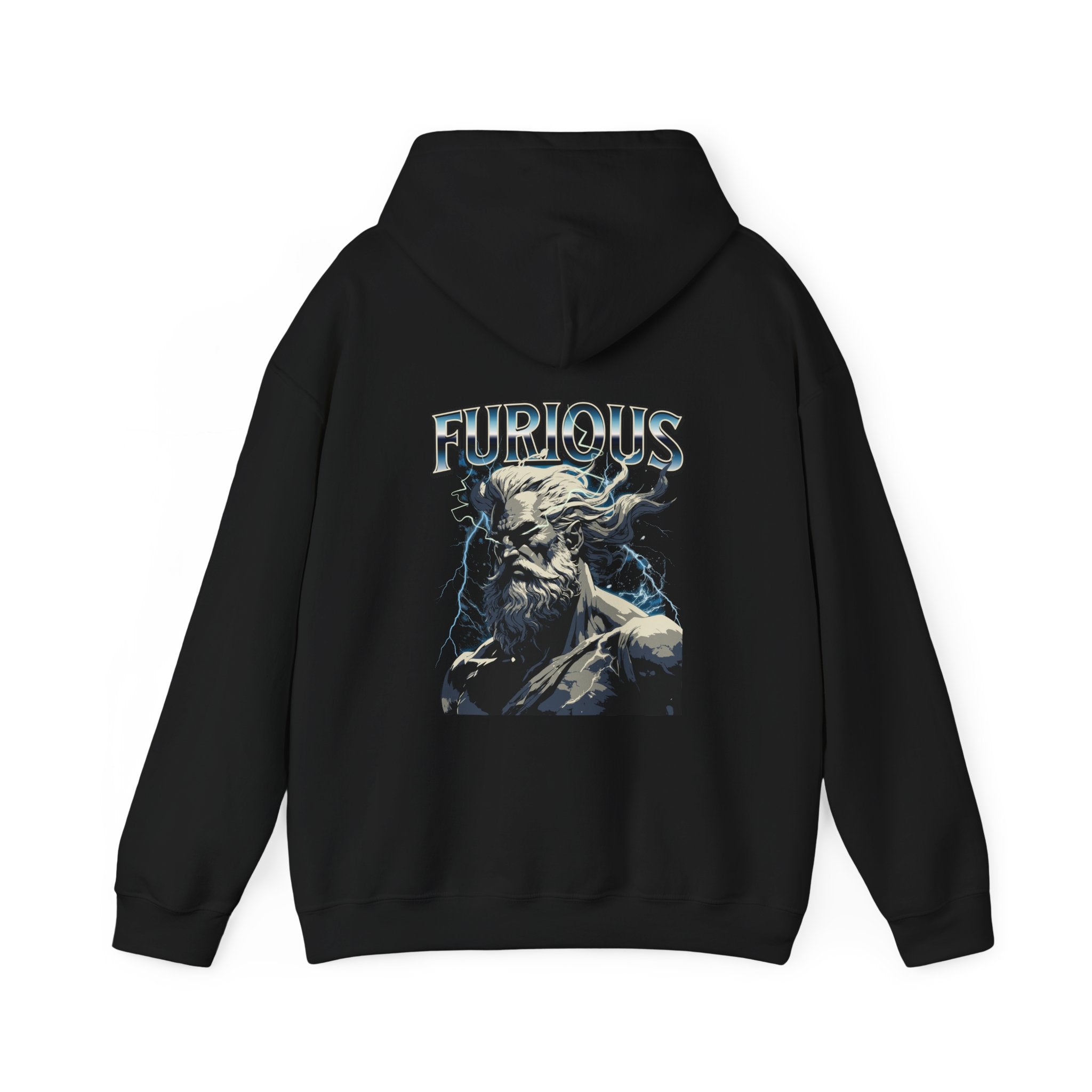 Furious Graphic Unisex Heavy Blend Hoodie - Bold Design for Cool Comfort