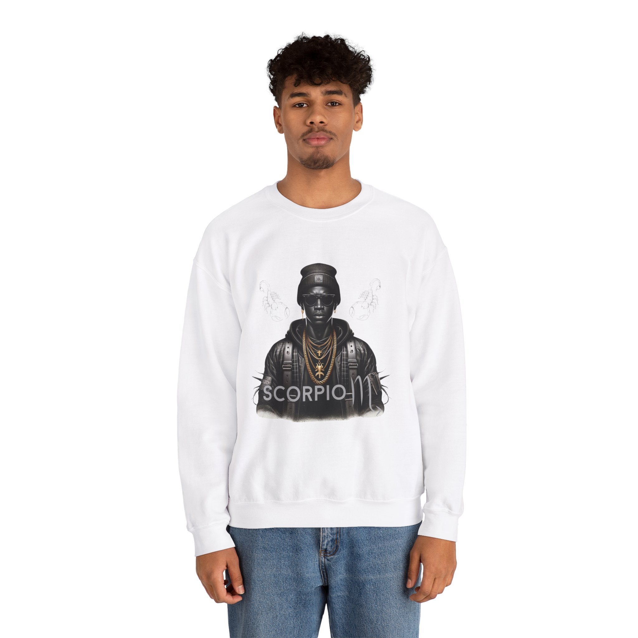 Scorpio Zodiac Crewneck Sweatshirt for Astrology Lovers