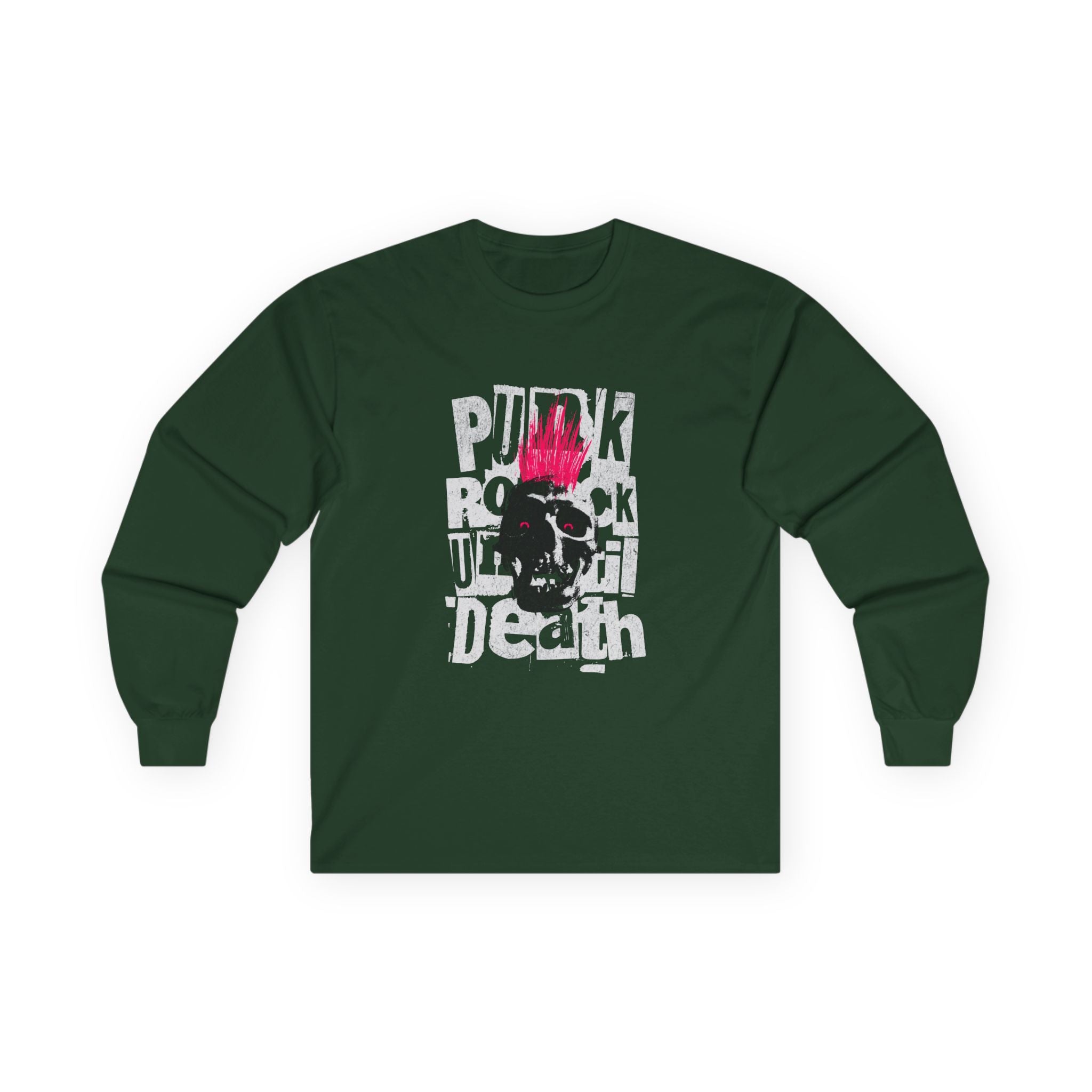 Punk Rock Death Unisex Long Sleeve Tee.