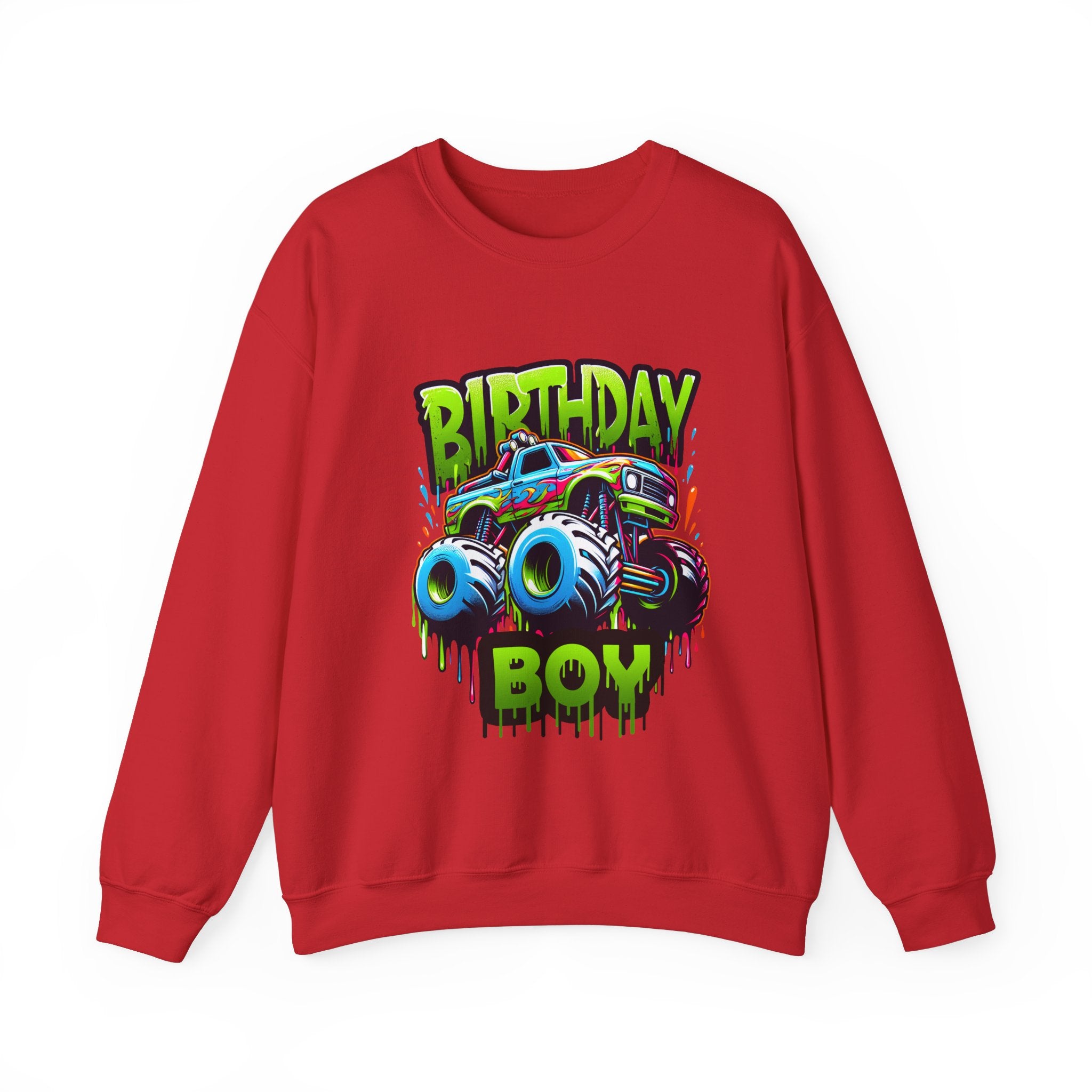 Birthday Boy Monster Truck Unisex Sweatshirt