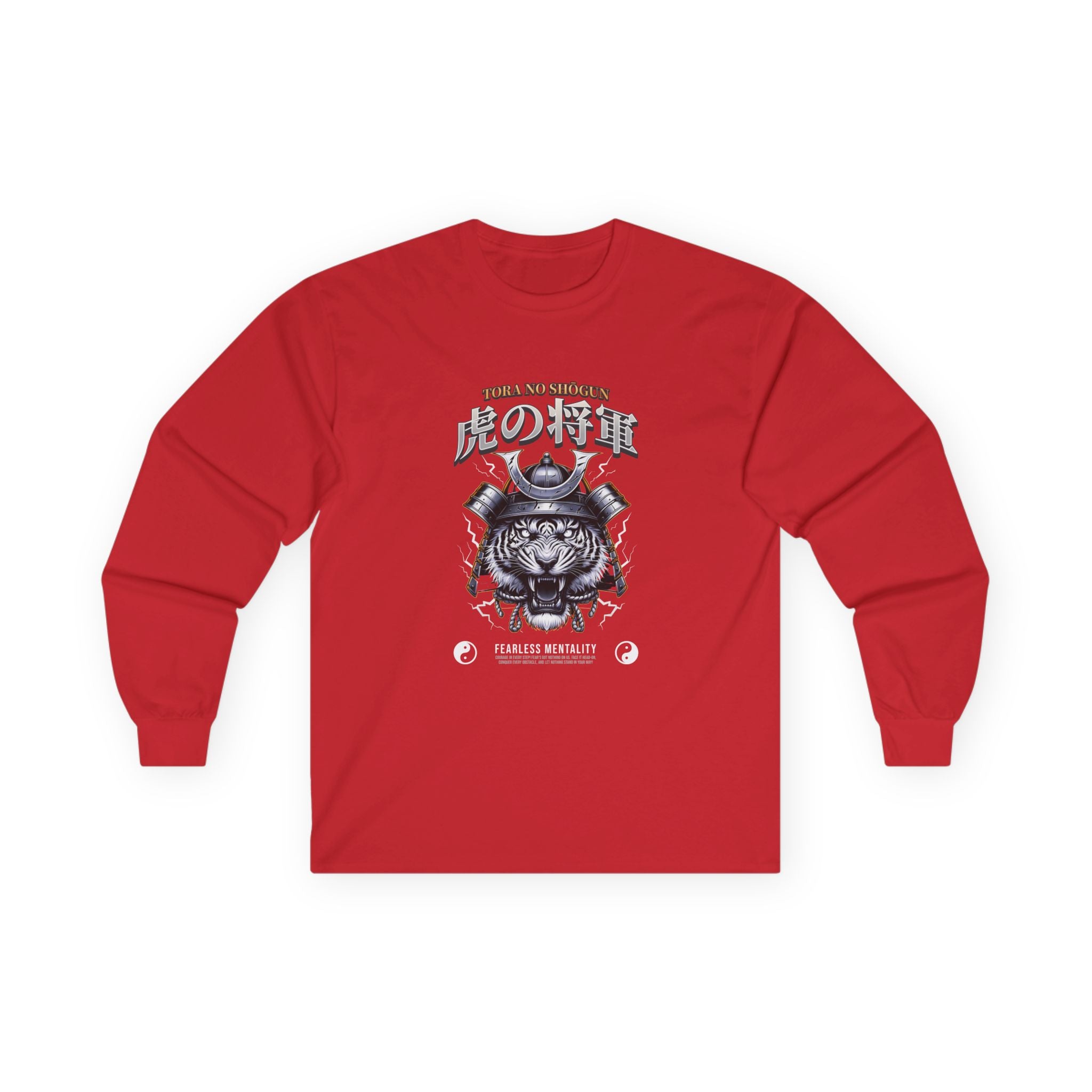 Fearless Mentality Tiger Long Sleeve Tee - Unisex Ultra Cotton Shirt.