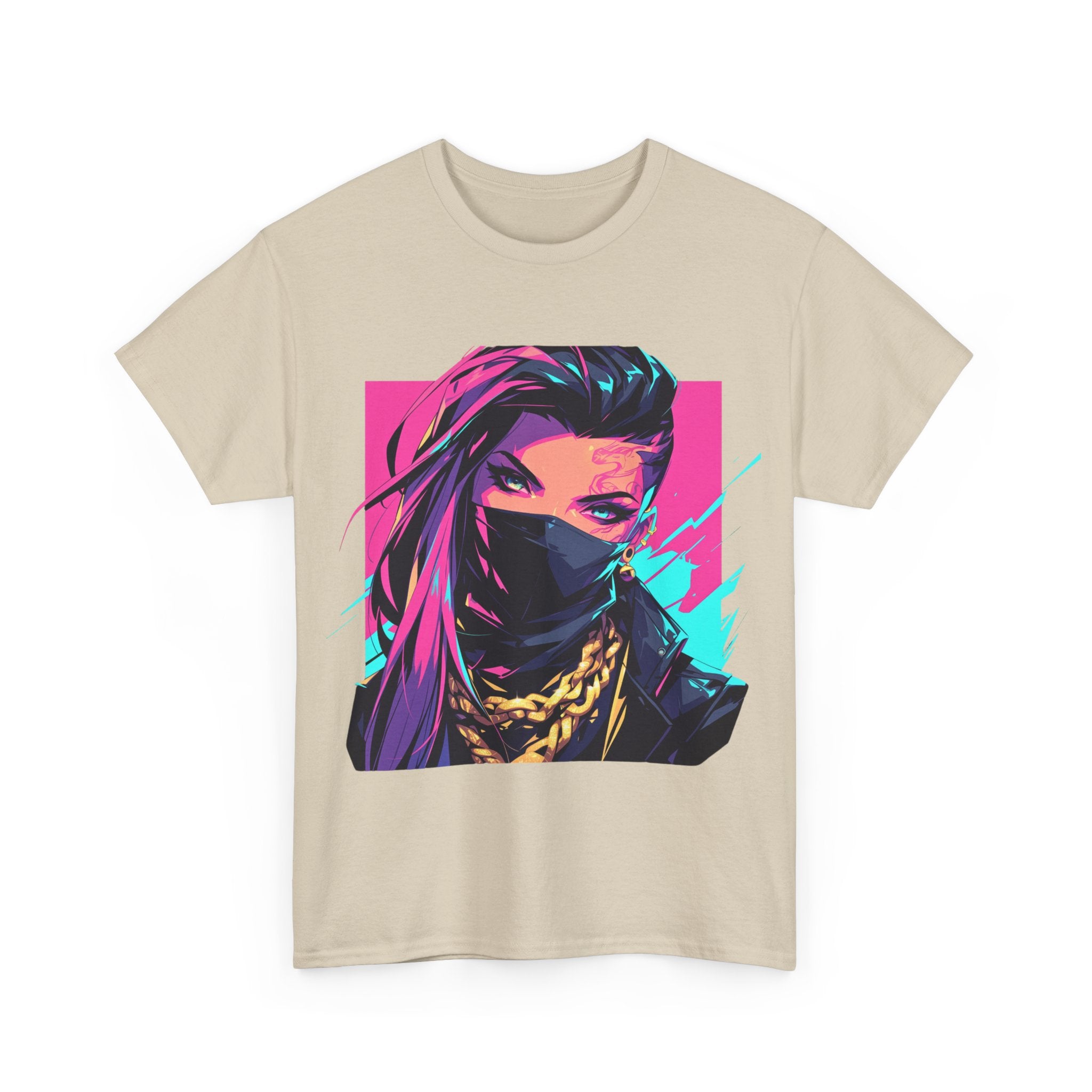 Anime Gangsta Girl Unisex Heavy Cotton Tee