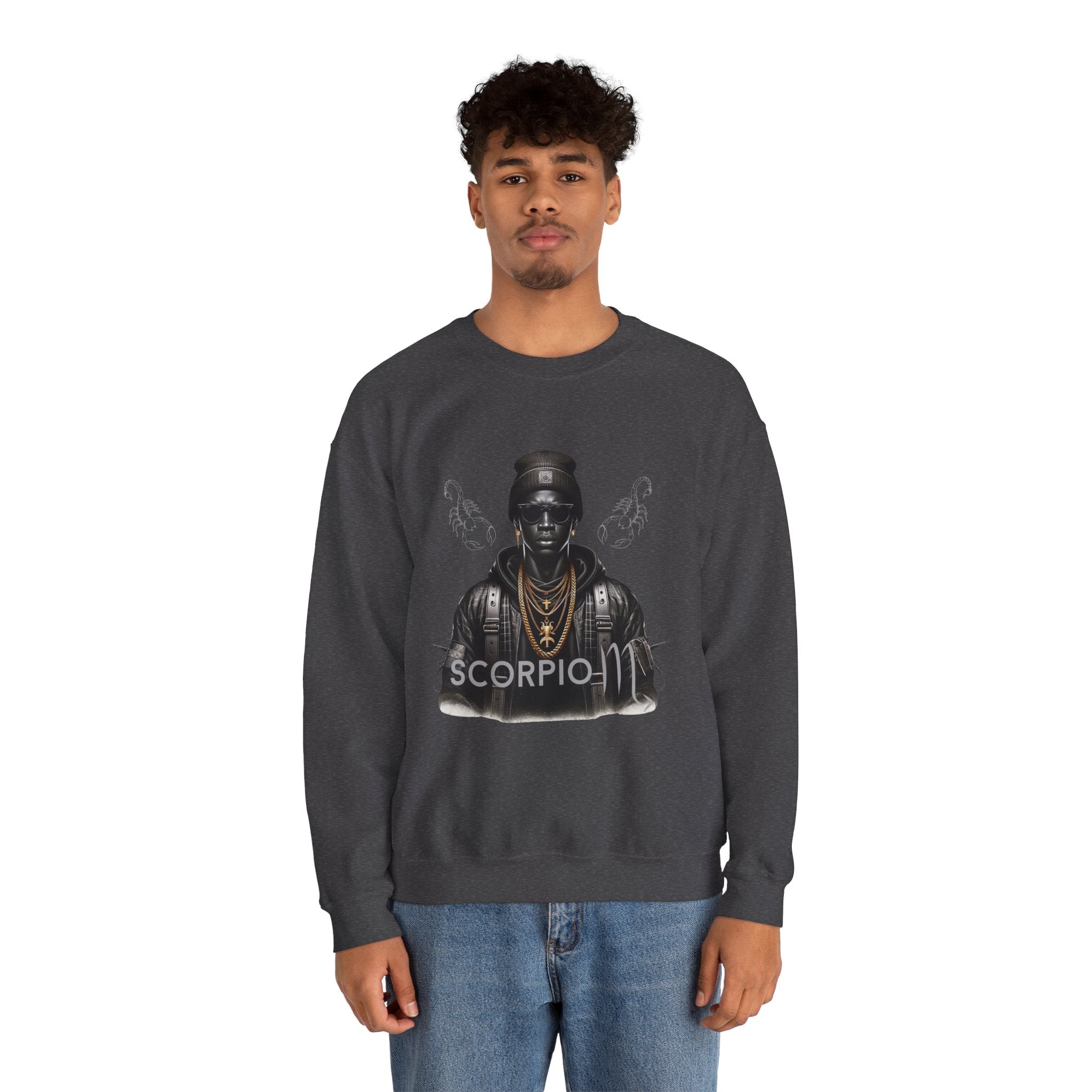 Scorpio Zodiac Crewneck Sweatshirt for Astrology Lovers
