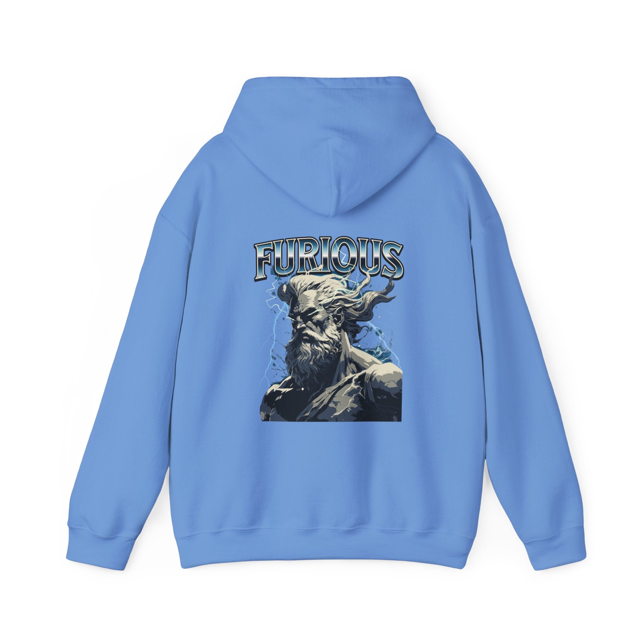 Furious Graphic Unisex Heavy Blend Hoodie - Bold Design for Cool Comfort
