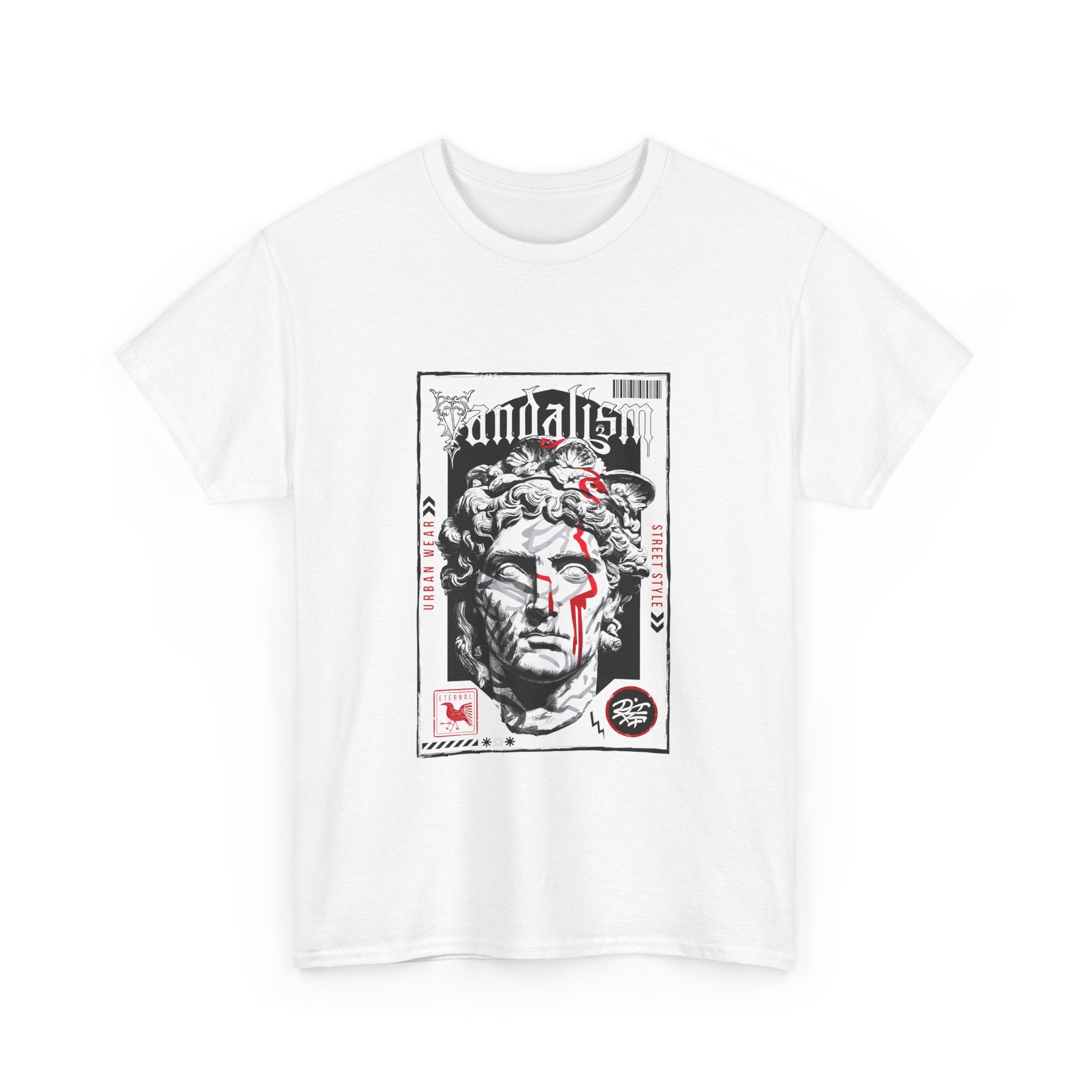 Vandalism Art Unisex Heavy Cotton Tee - Streetwear Graphic T-Shirt