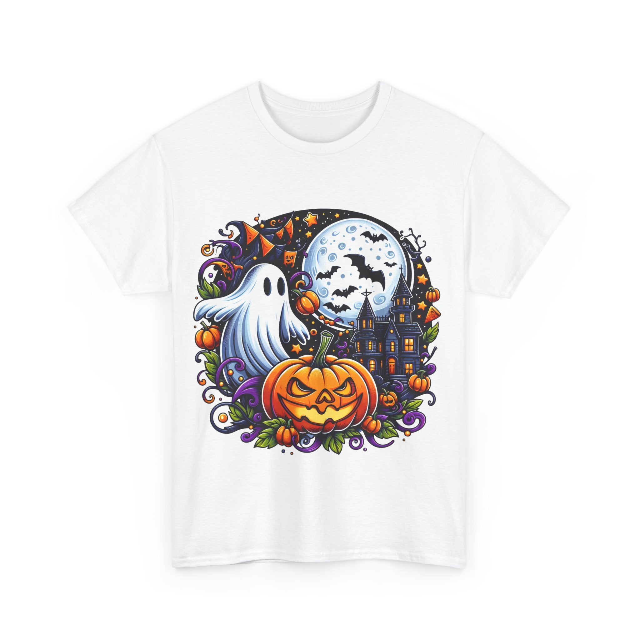 Halloween Boo Unisex Heavy Cotton Tee