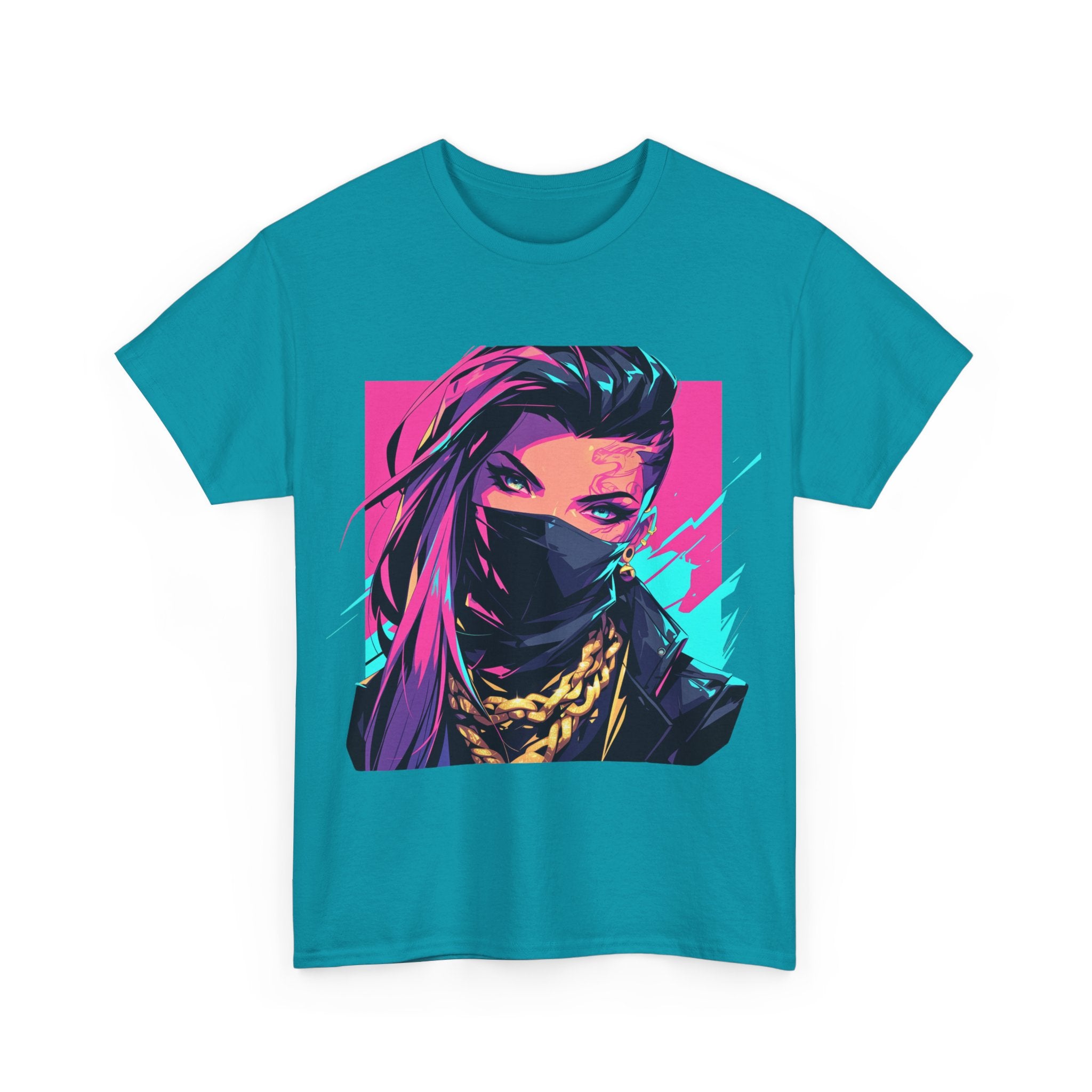 Anime Gangsta Girl Unisex Heavy Cotton Tee