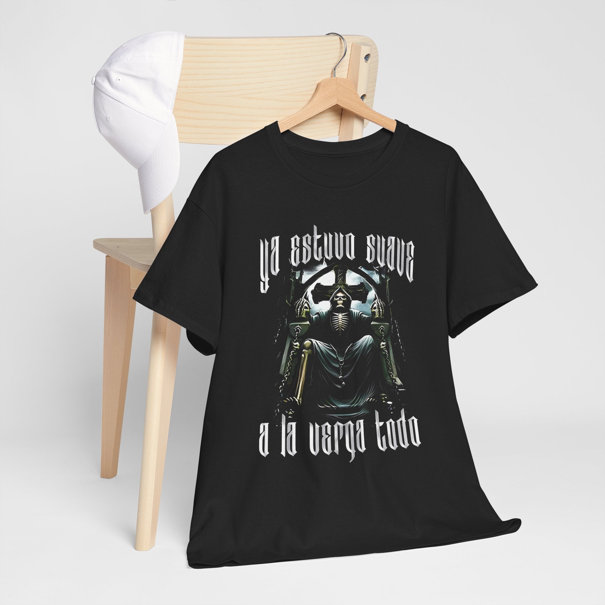 Unisex Heavy Cotton Tee - "Ya Astuvo Suave A La Verga Todo" Graphic Shirt for Bold Statements